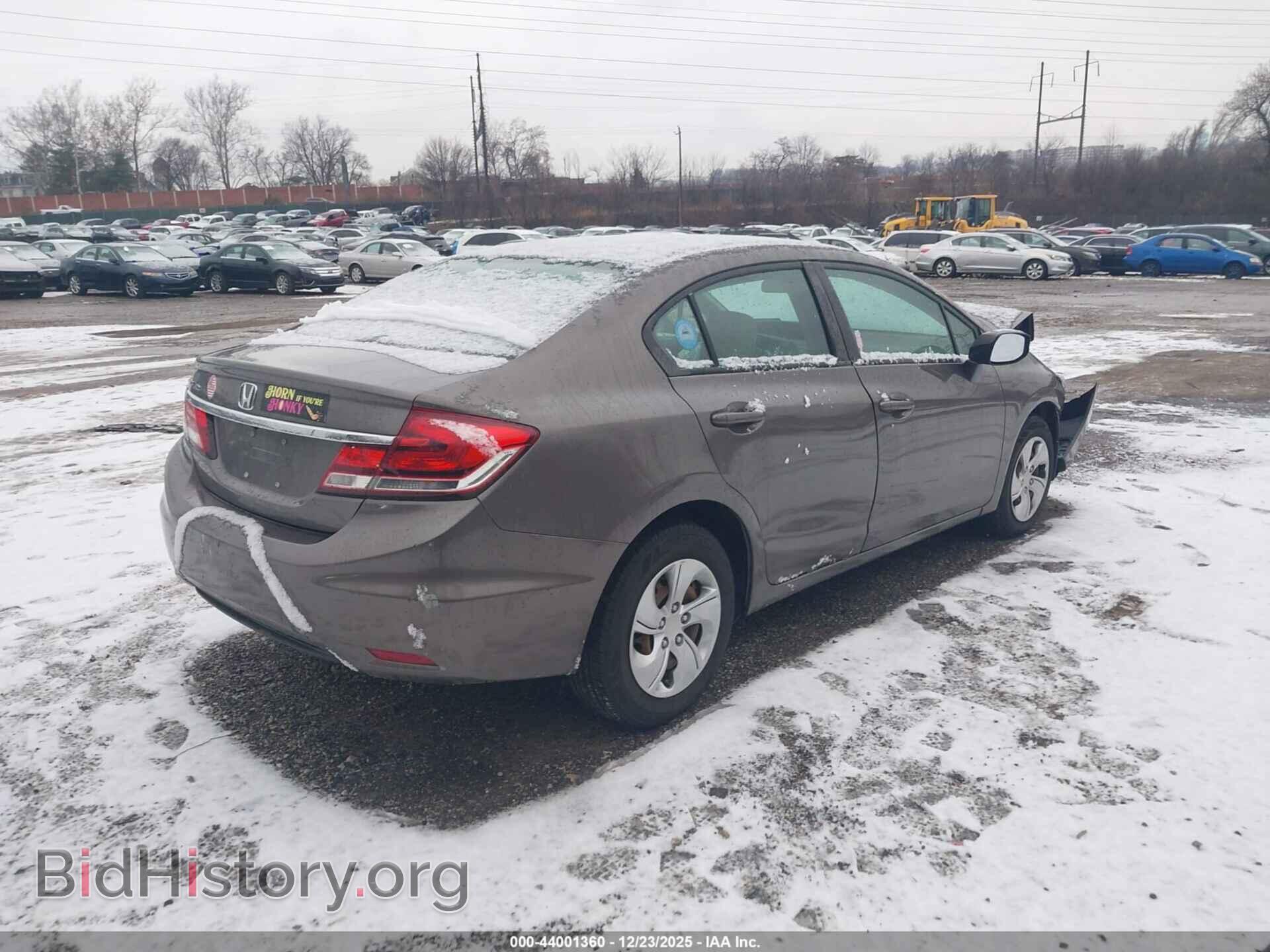 2013 HONDA CIVIC - VIN: 19XFB2F53DE271487 - Фото 4
