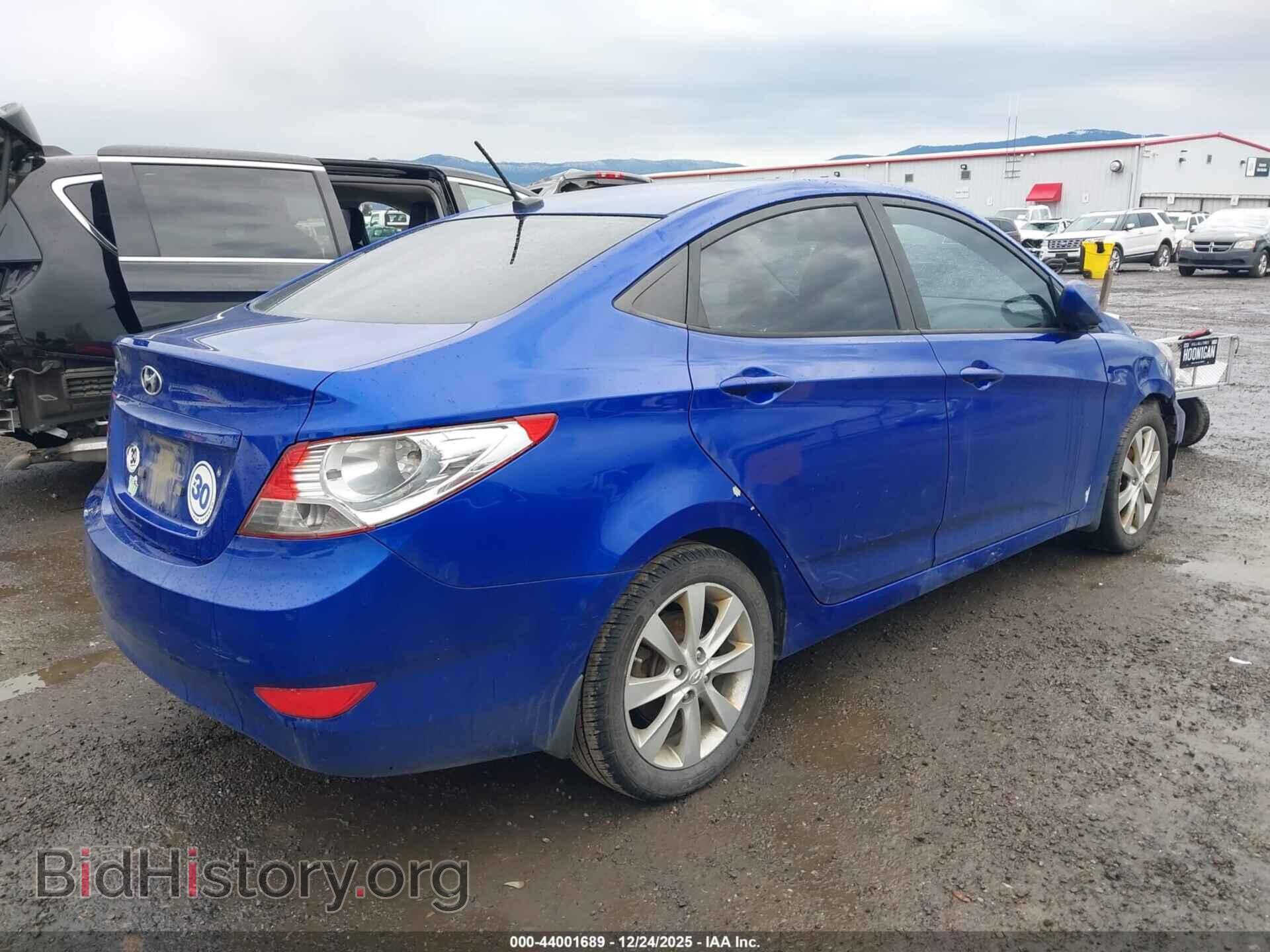 2013 HYUNDAI ACCENT - VIN: KMHCU4AE5DU430412 - Фото 4
