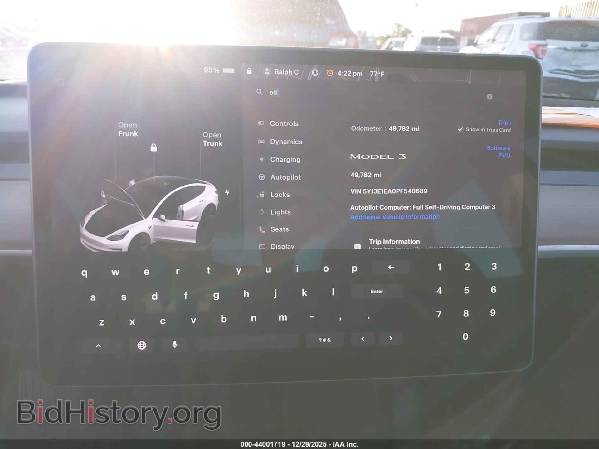 2023 TESLA MODEL 3 - VIN: 5YJ3E1EA0PF540689 - Фото 7