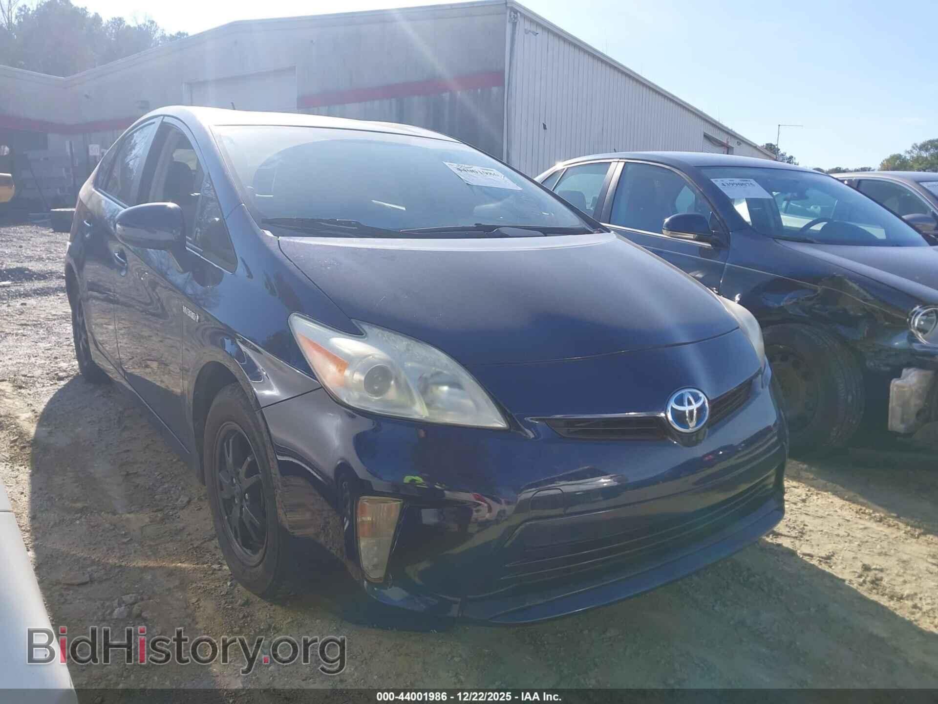 Photo JTDKN3DU2D0350938 - TOYOTA PRIUS 2013