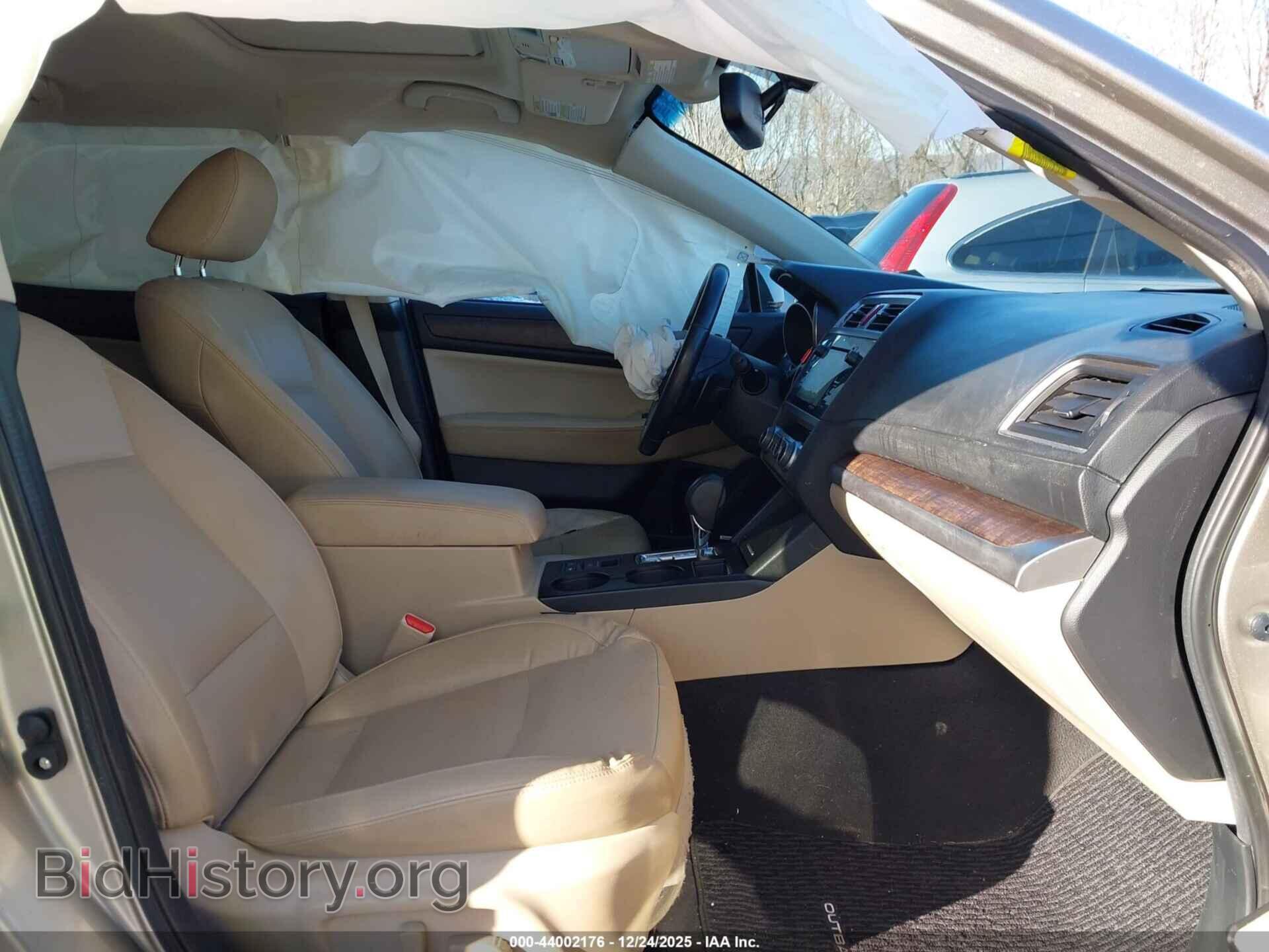 2016 SUBARU OUTBACK - VIN: 4S4BSANC4G3242225 - Photo 5