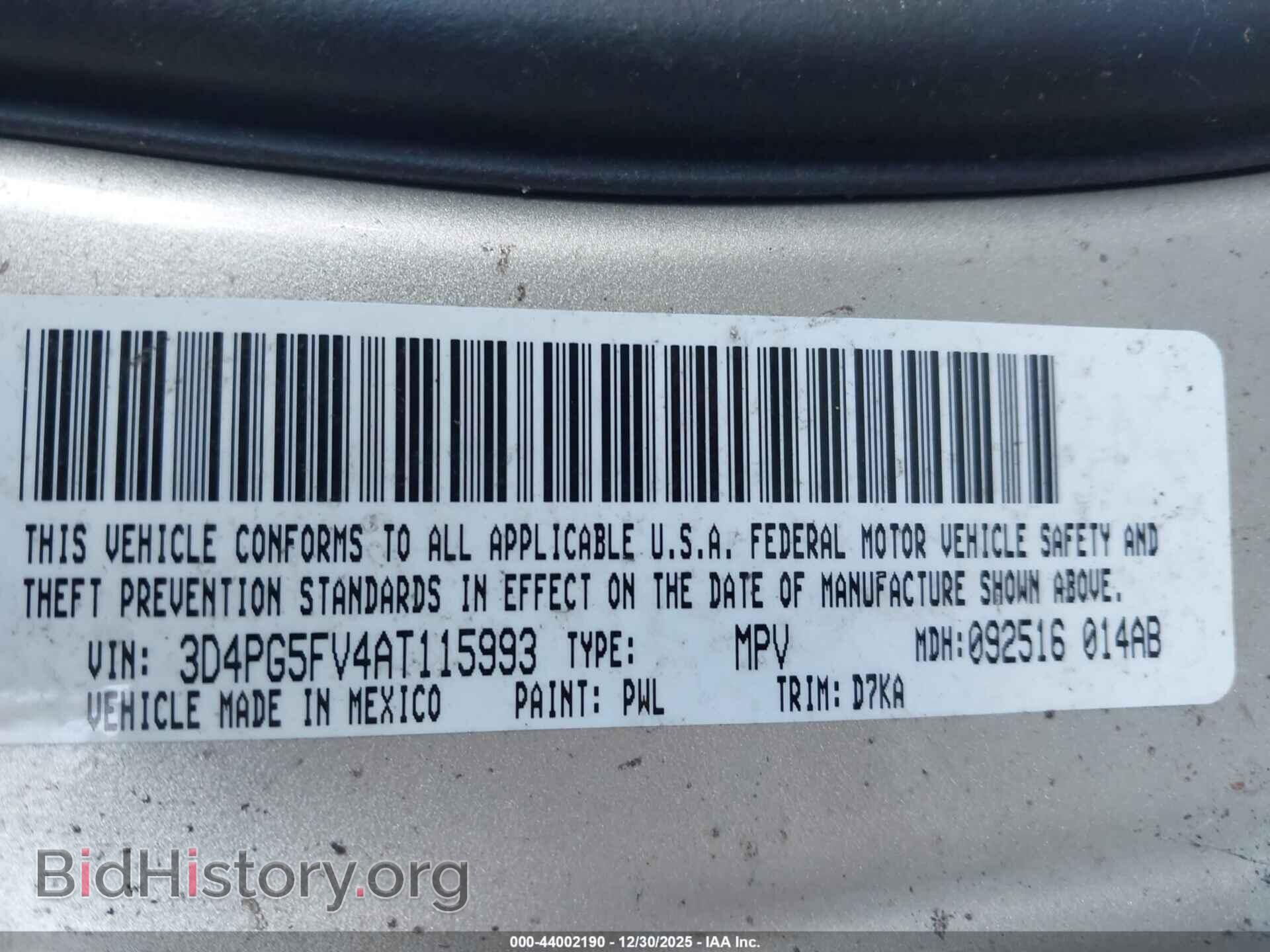 2010 DODGE JOURNEY - VIN: 3D4PG5FV4AT115993 - Photo 9