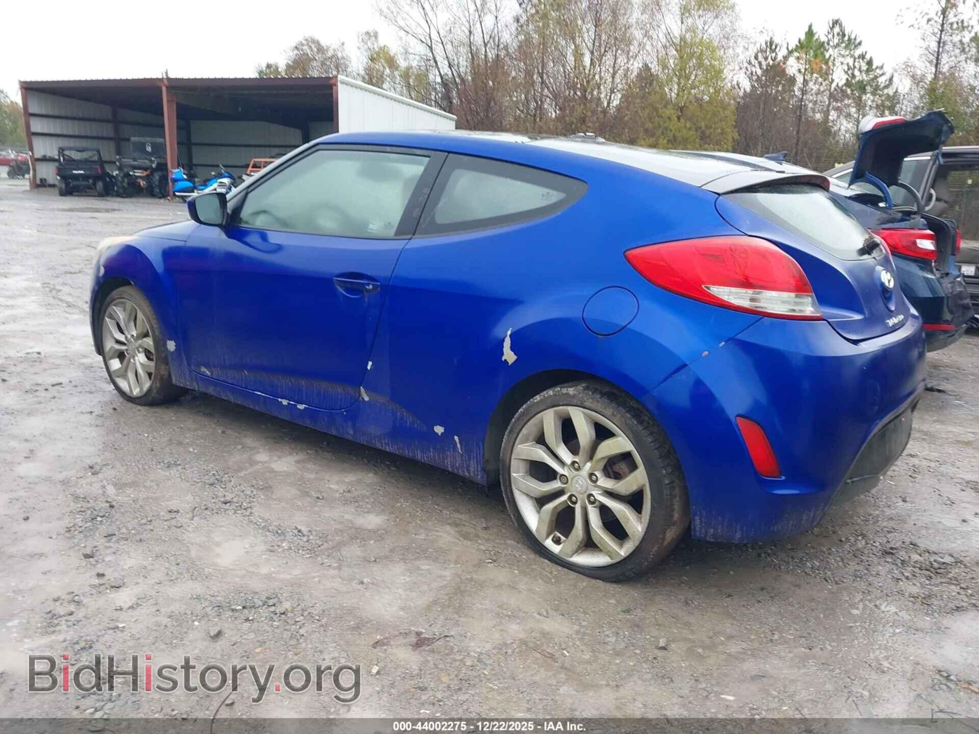 2012 HYUNDAI VELOSTER - VIN: KMHTC6AD3CU024911 - Фото 3