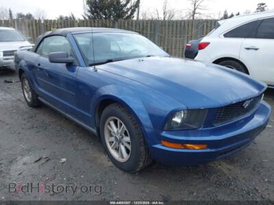 2006 Ford MUSTANG V6, синий — VIN 1ZVFT84N665166263, IAAI