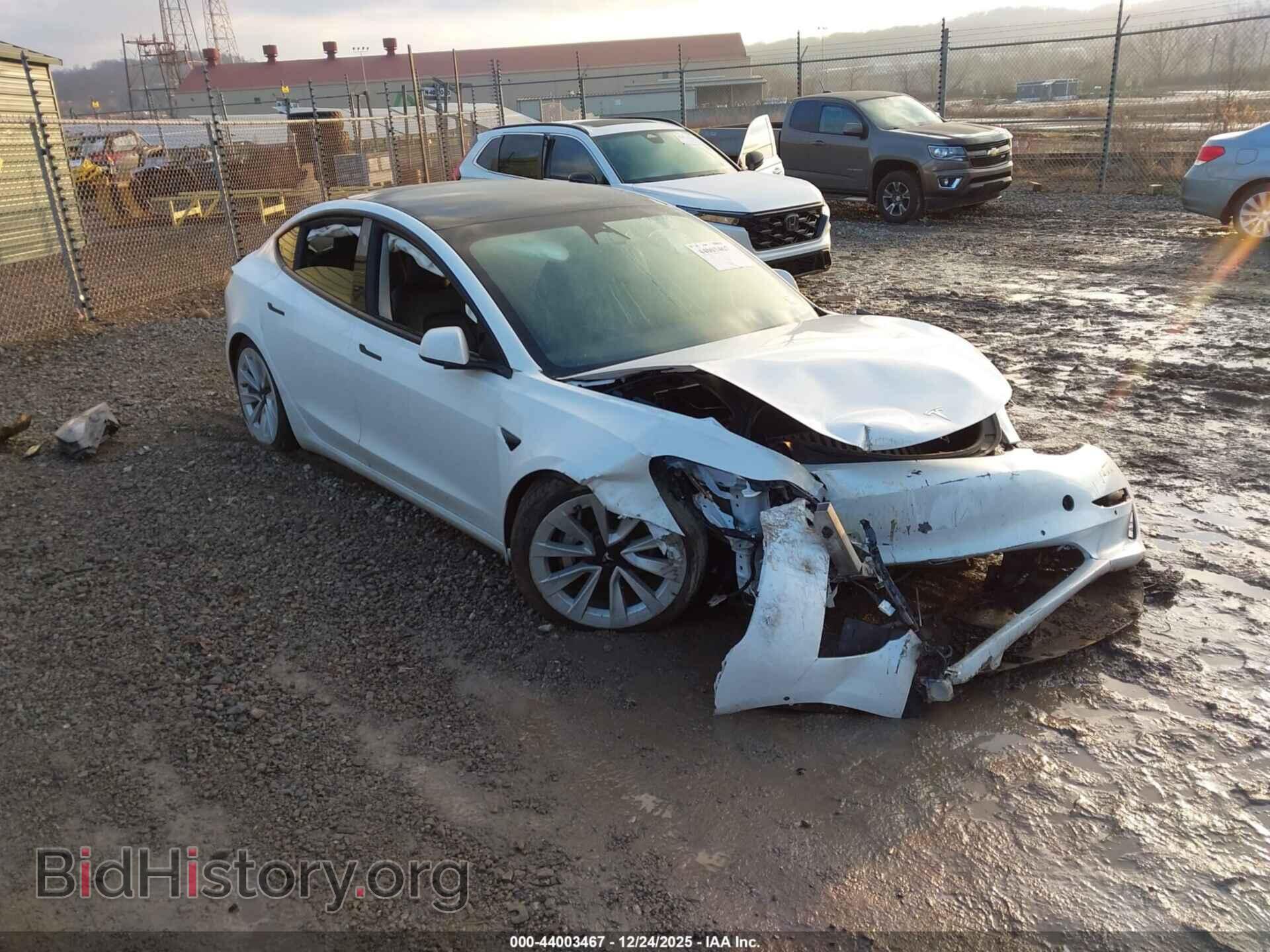 Photo 5YJ3E1EB5NF105799 - TESLA MODEL 3 2022