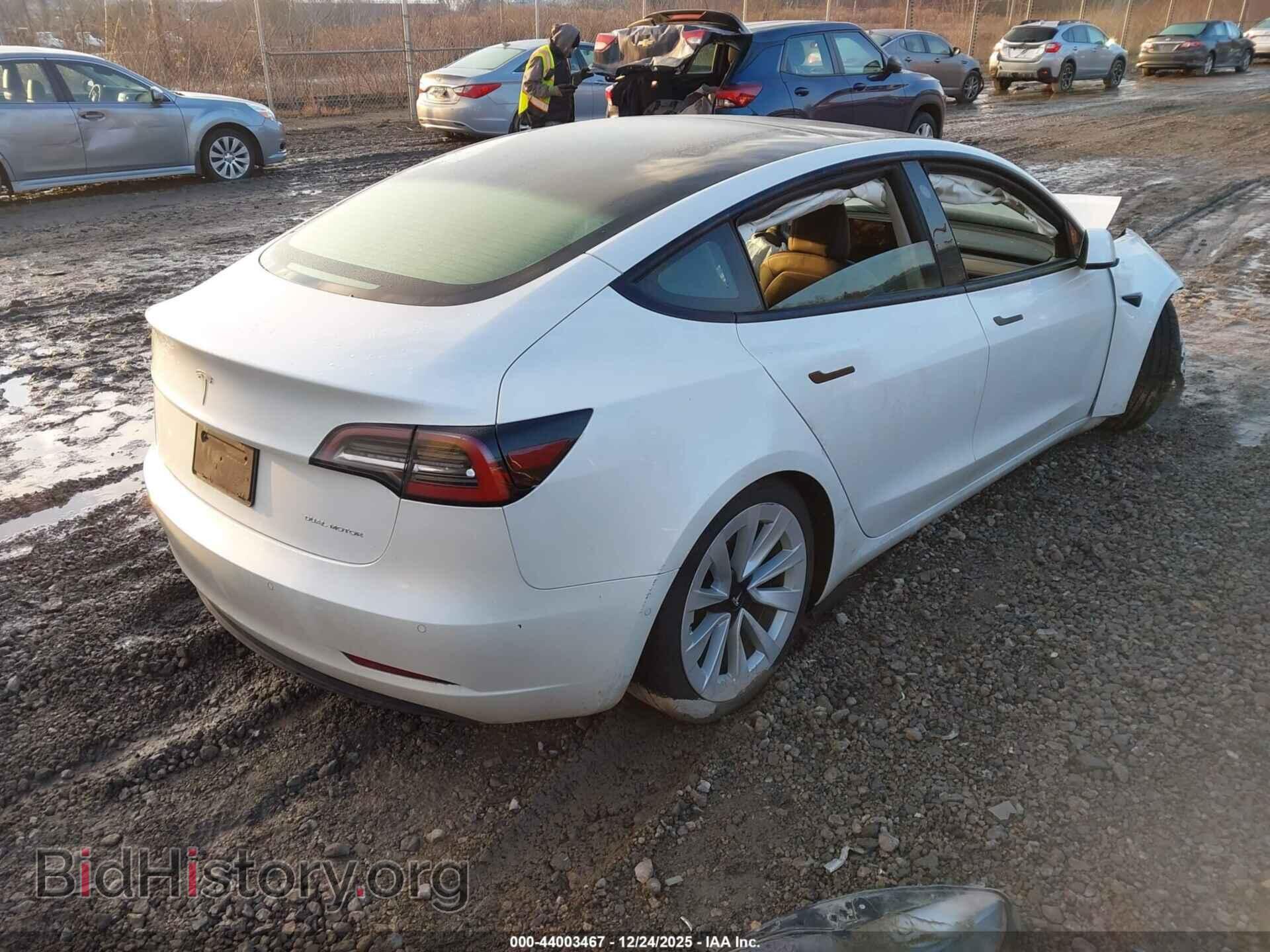2022 TESLA MODEL 3 - VIN: 5YJ3E1EB5NF105799 - Фото 4