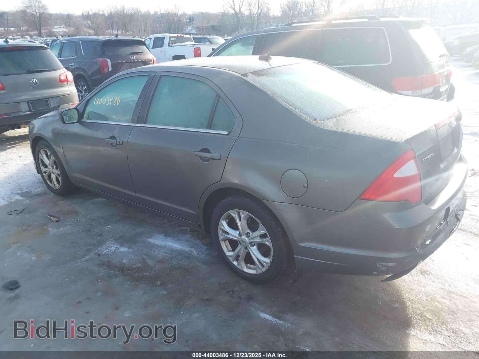 2012 FORD FUSION - VIN: 3FAHP0HAXCR137582 - Фото 3