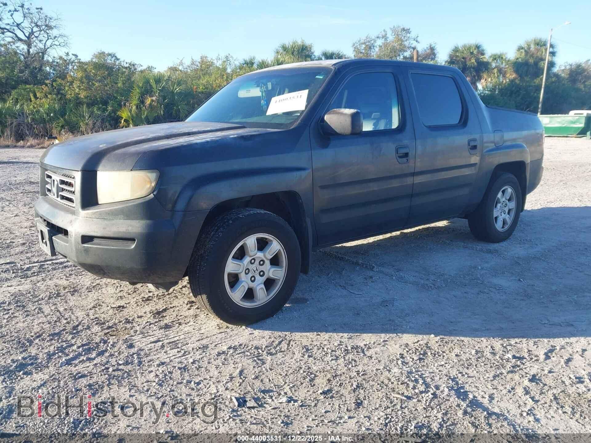 2007 HONDA RIDGELINE - VIN: 2HJYK16517H501888 - Фото 2