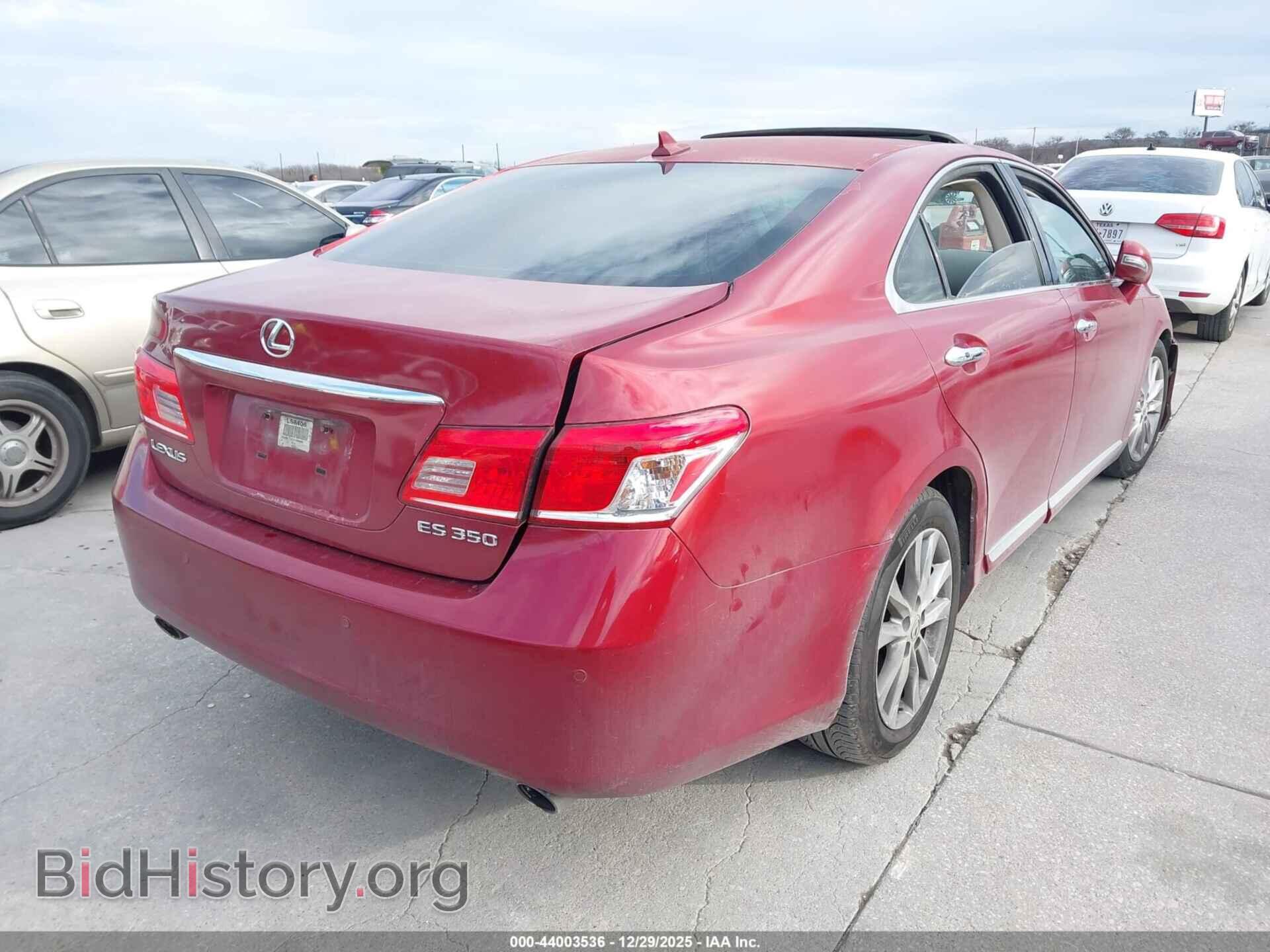 2010 LEXUS ES 350 - VIN: JTHBK1EG2A2380669 - Фото 4