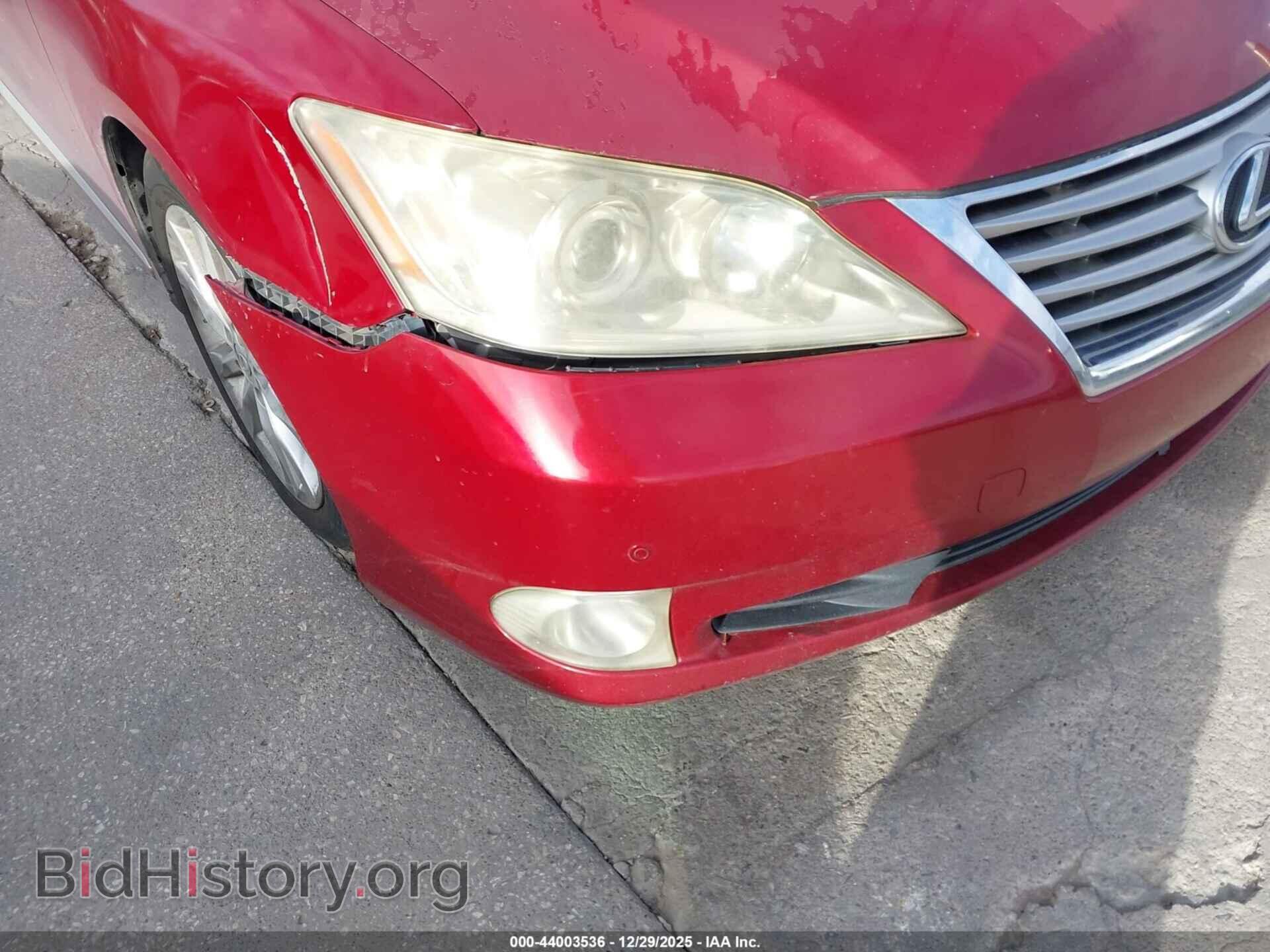 2010 LEXUS ES 350 - VIN: JTHBK1EG2A2380669 - Фото 6