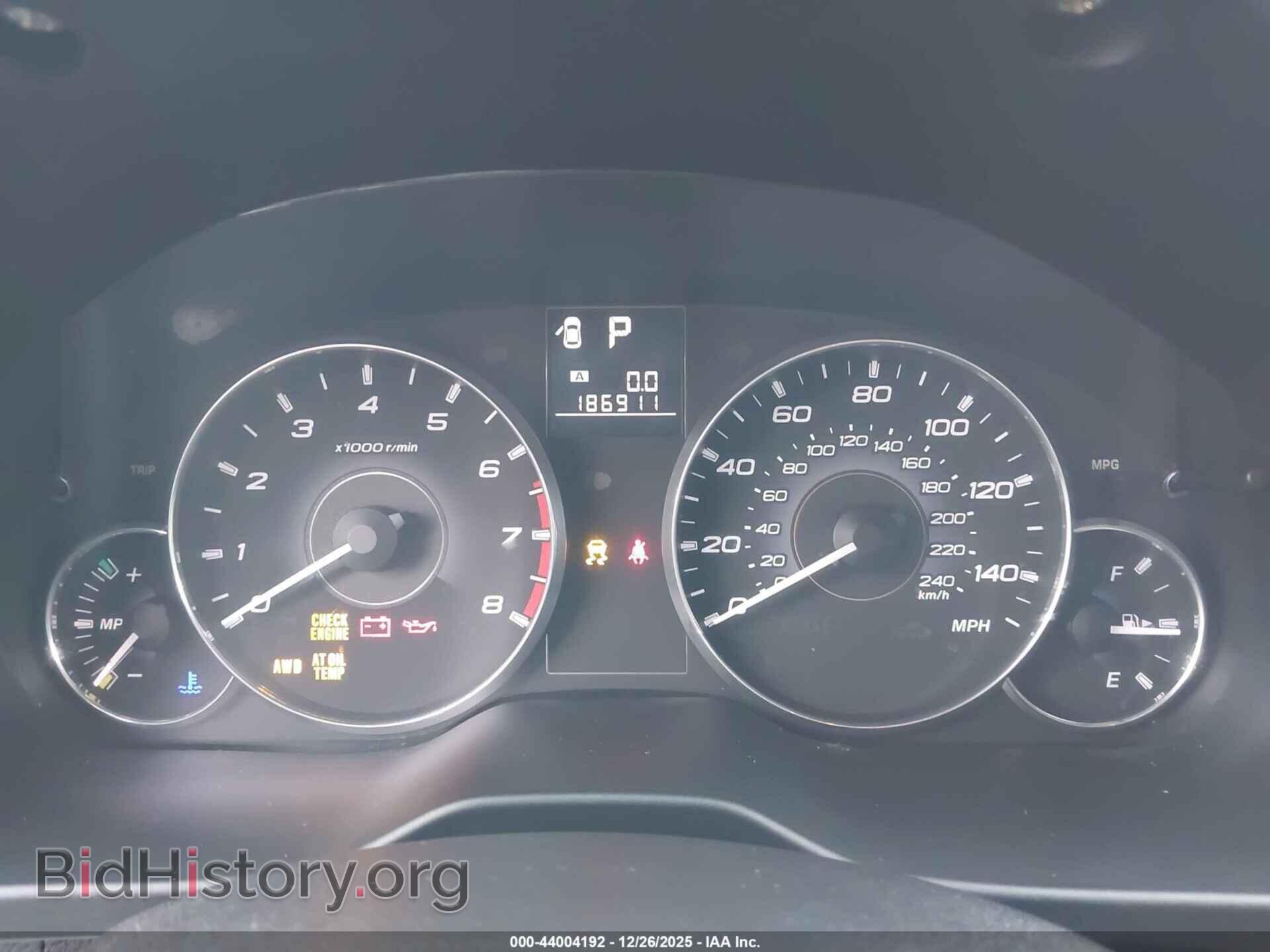 2012 SUBARU OUTBACK - VIN: 4S4BRBCC5C3280741 - Фото 7