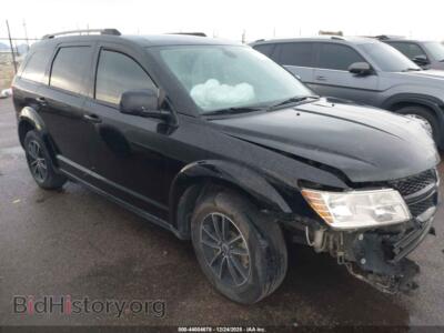 2018 Dodge JOURNEY SE, черный — VIN 3C4PDCAB9JT447886, IAAI