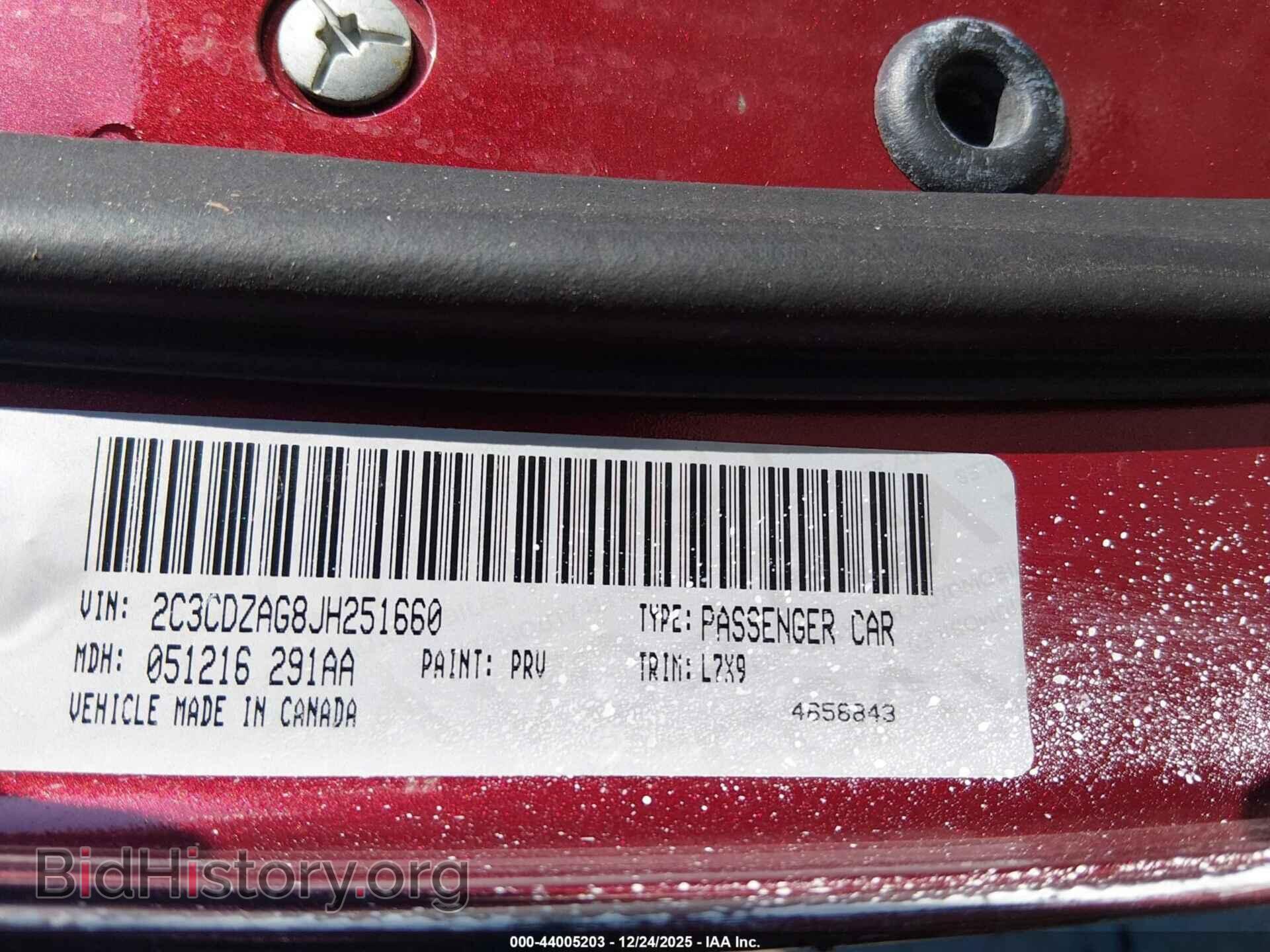 2018 DODGE CHALLENGER - VIN: 2C3CDZAG8JH251660 - Фото 9