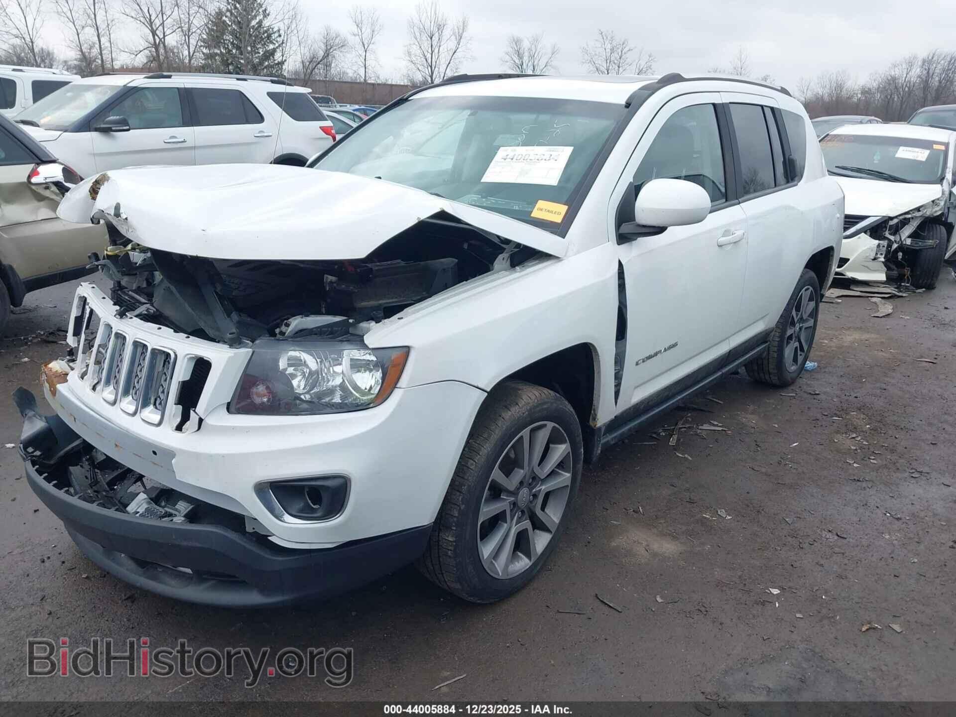 2016 JEEP COMPASS - VIN: 1C4NJDEB3GD745574 - Фото 2