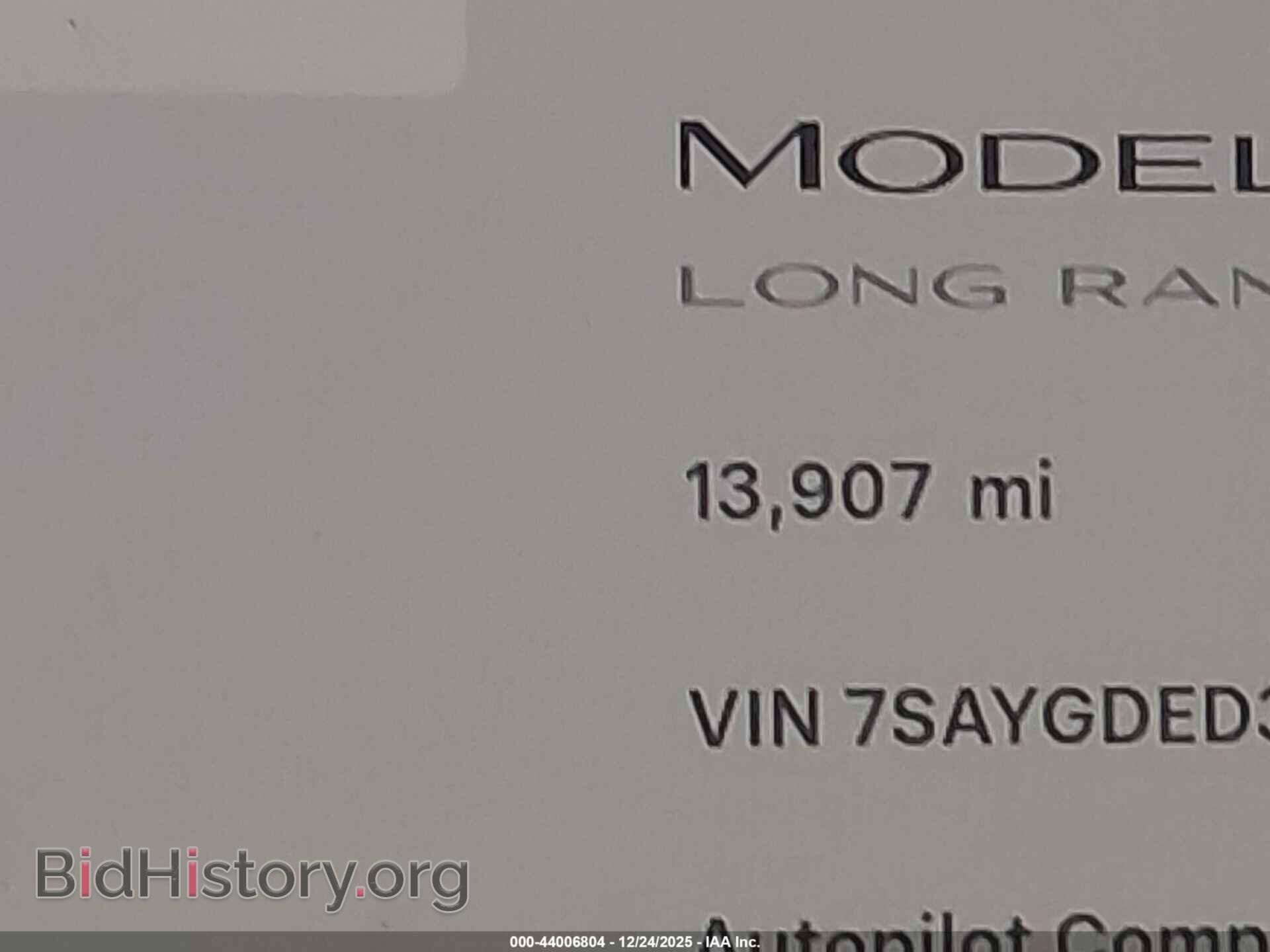2024 TESLA MODEL Y - VIN: 7SAYGDED3RF149621 - Фото 7