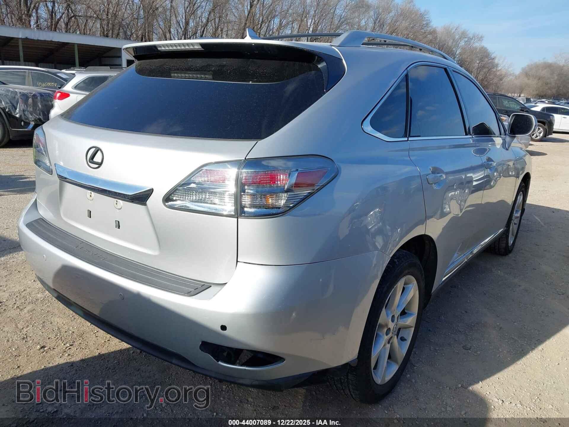 2010 LEXUS RX 350 - VIN: 2T2BK1BA2AC036015 - Фото 4