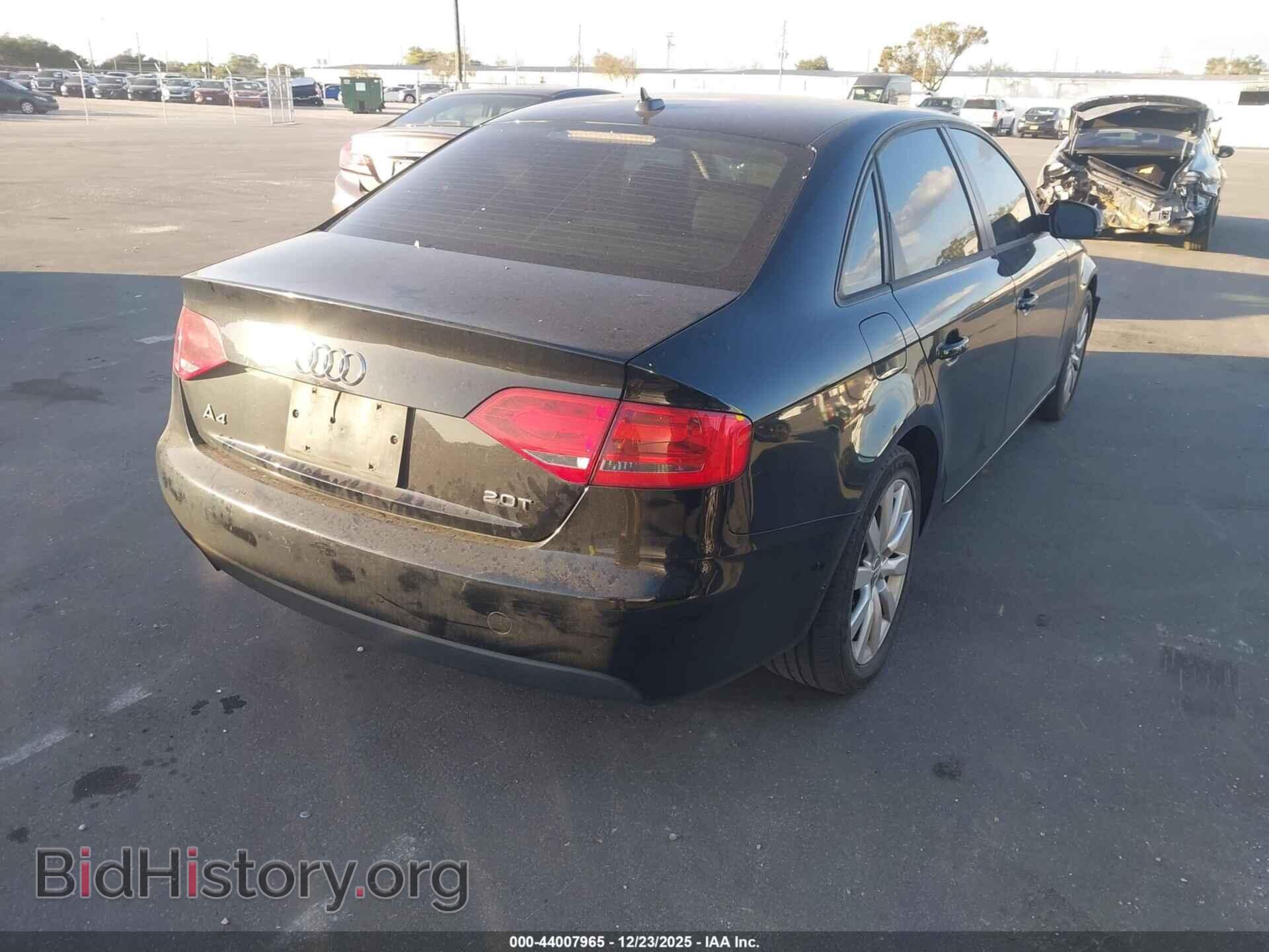 2012 AUDI A4 - VIN: WAUAFAFL1CN000989 - Photo 4