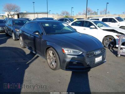 2019 Audi A5 45 Premium, gray — VIN WAUENCF55KA025546, IAAI