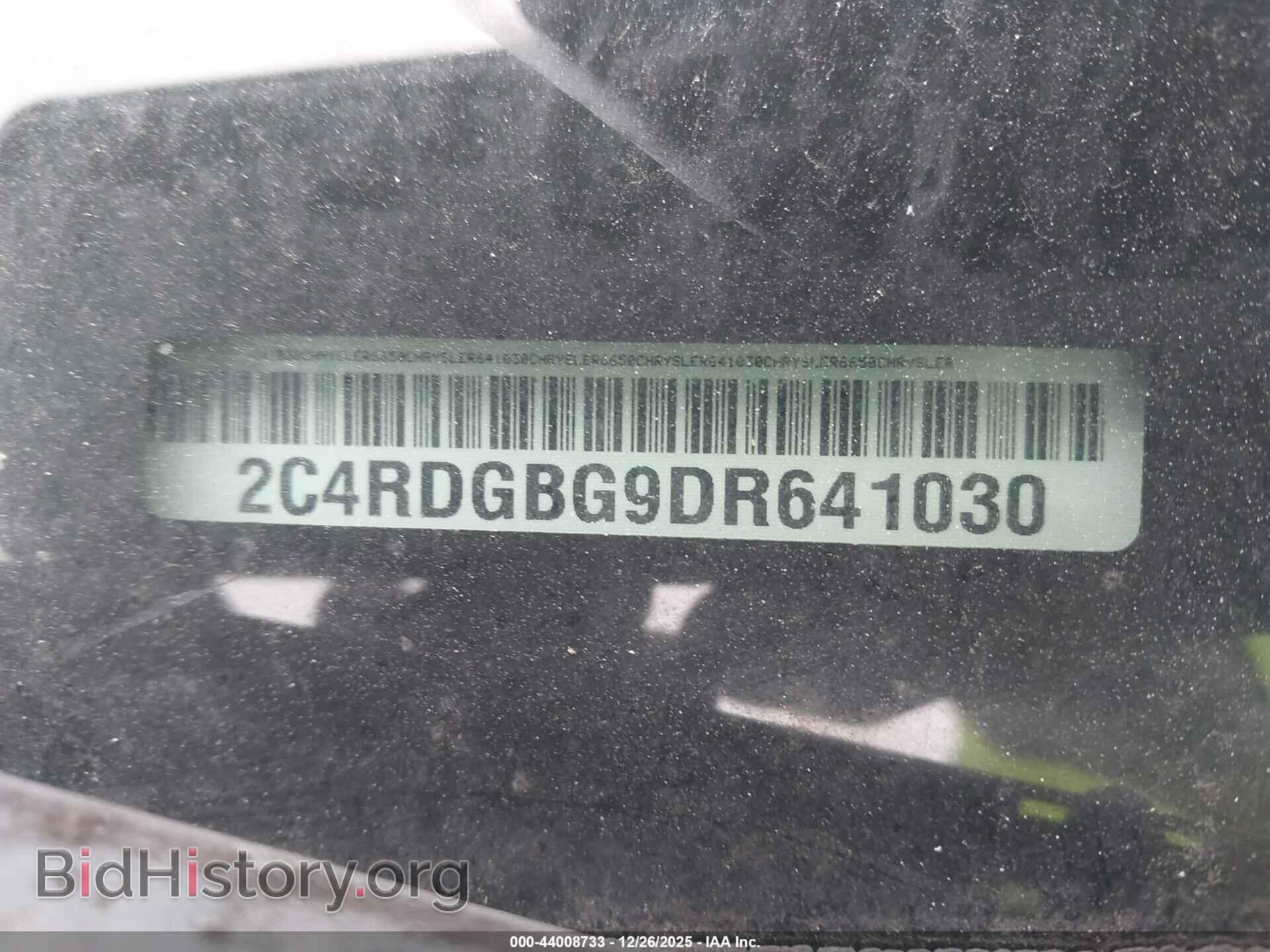 2013 DODGE GRAND CARAVAN - VIN: 2C4RDGBG9DR641030 - Фото 9