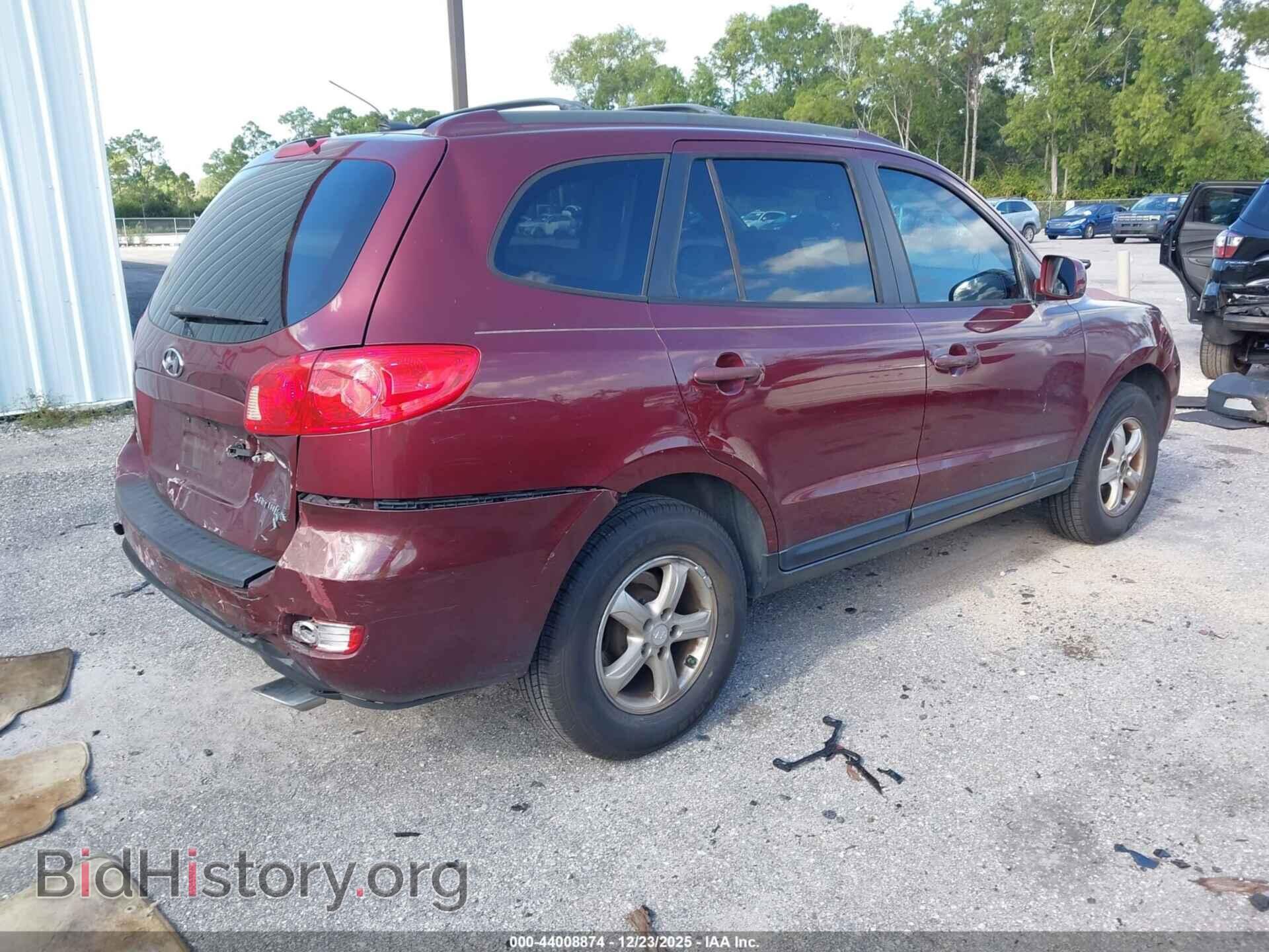 2007 HYUNDAI SANTA FE - VIN: 5NMSG13D77H062563 - Фото 4