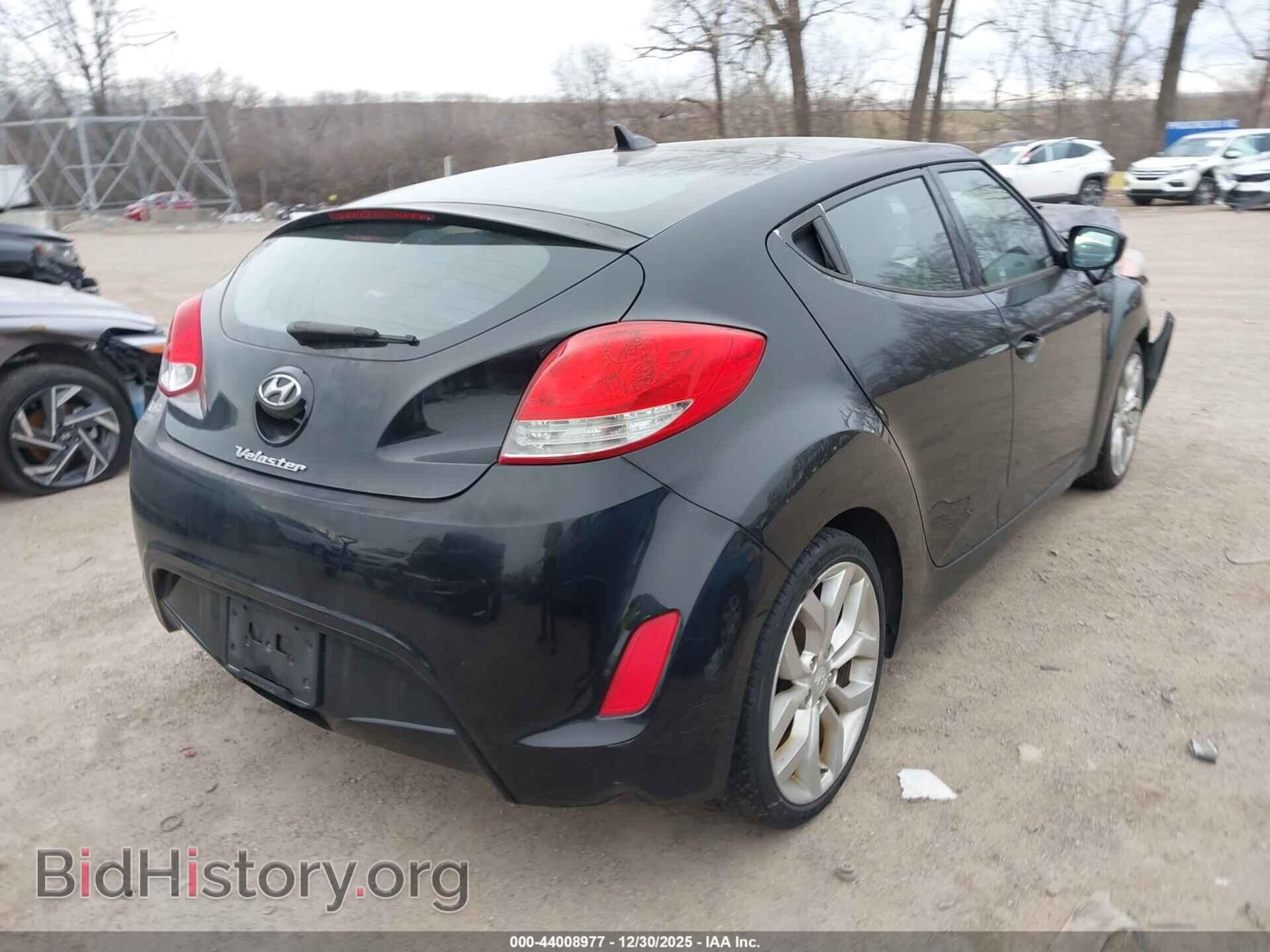 2013 HYUNDAI VELOSTER - VIN: KMHTC6AD9DU123721 - Фото 4