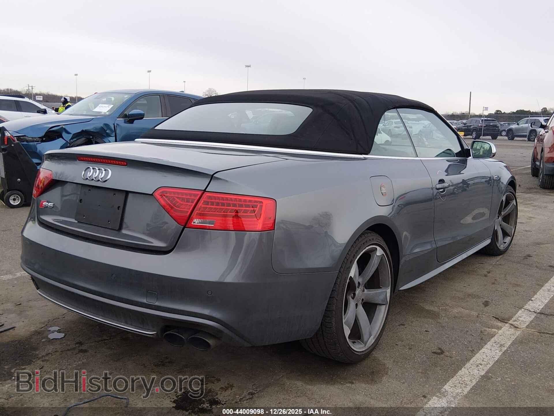 2014 AUDI S5 - VIN: WAUCGAFHXEN012840 - Фото 4