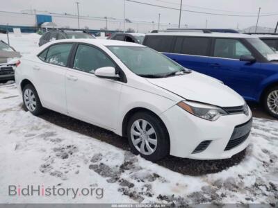 2016 Toyota COROLLA LE, белый — VIN 2T1BURHE4GC570505, IAAI