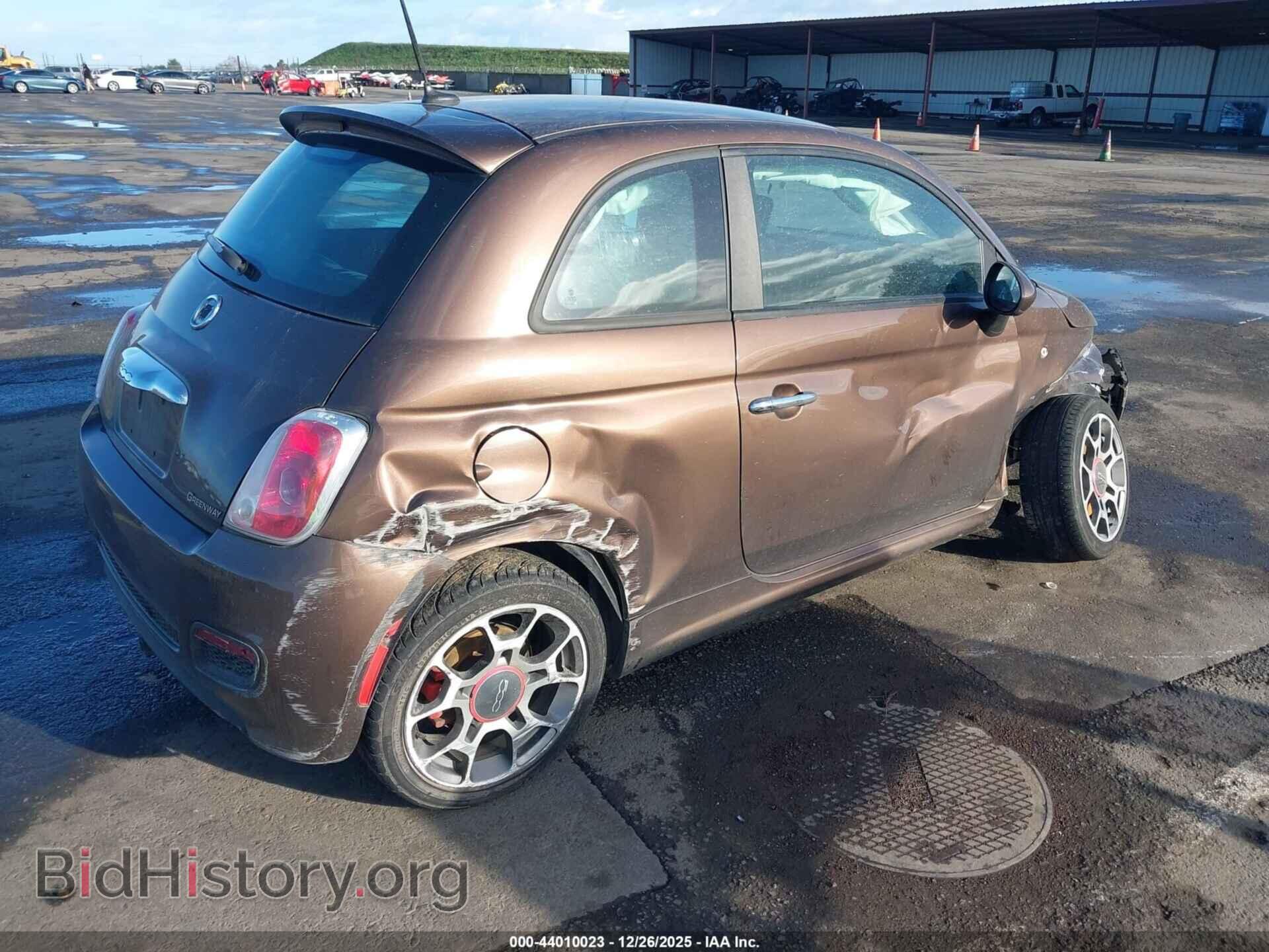 2012 FIAT 500 - VIN: 3C3CFFBRXCT169254 - Photo 4