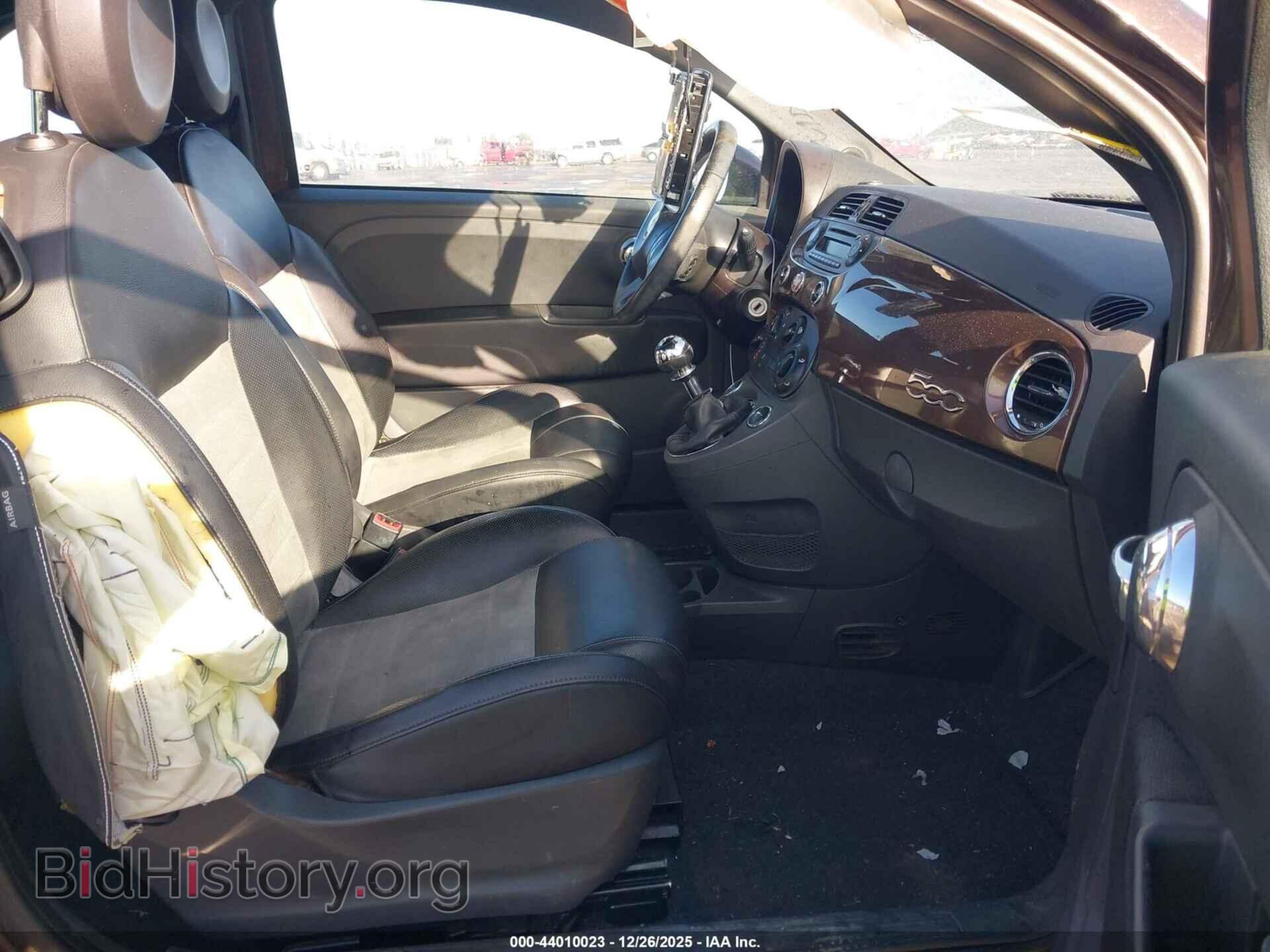 2012 FIAT 500 - VIN: 3C3CFFBRXCT169254 - Photo 5