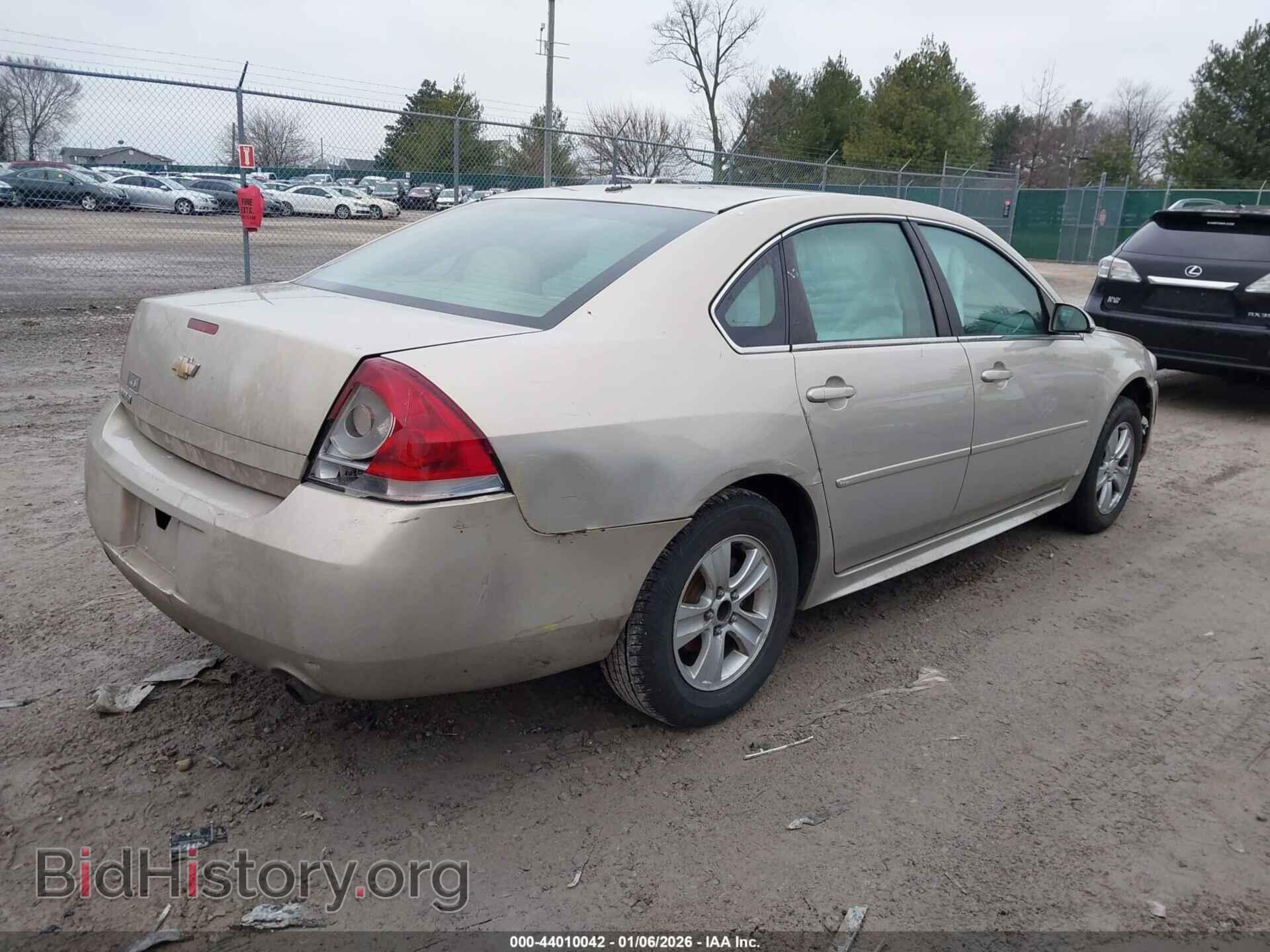 2012 CHEVROLET IMPALA - VIN: 2G1WF5E35C1233169 - Photo 4