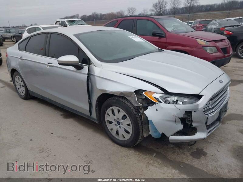 2013 Ford FUSION S (VIN 3FA6P0G78DR156713) — photo 1 of 16, IAAI, damage: front end