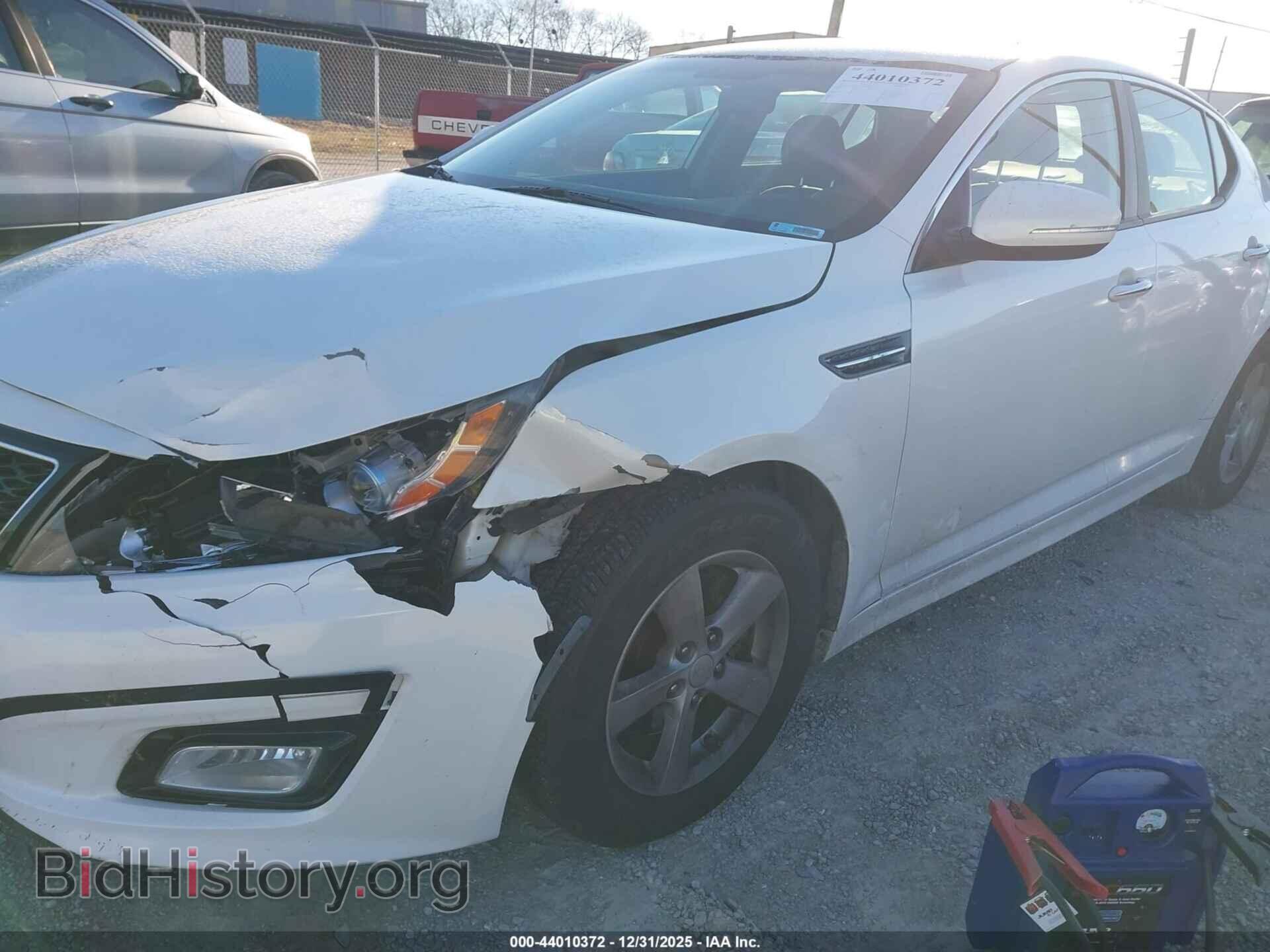 2015 KIA OPTIMA - VIN: KNAGM4A71F5545865 - Фото 2