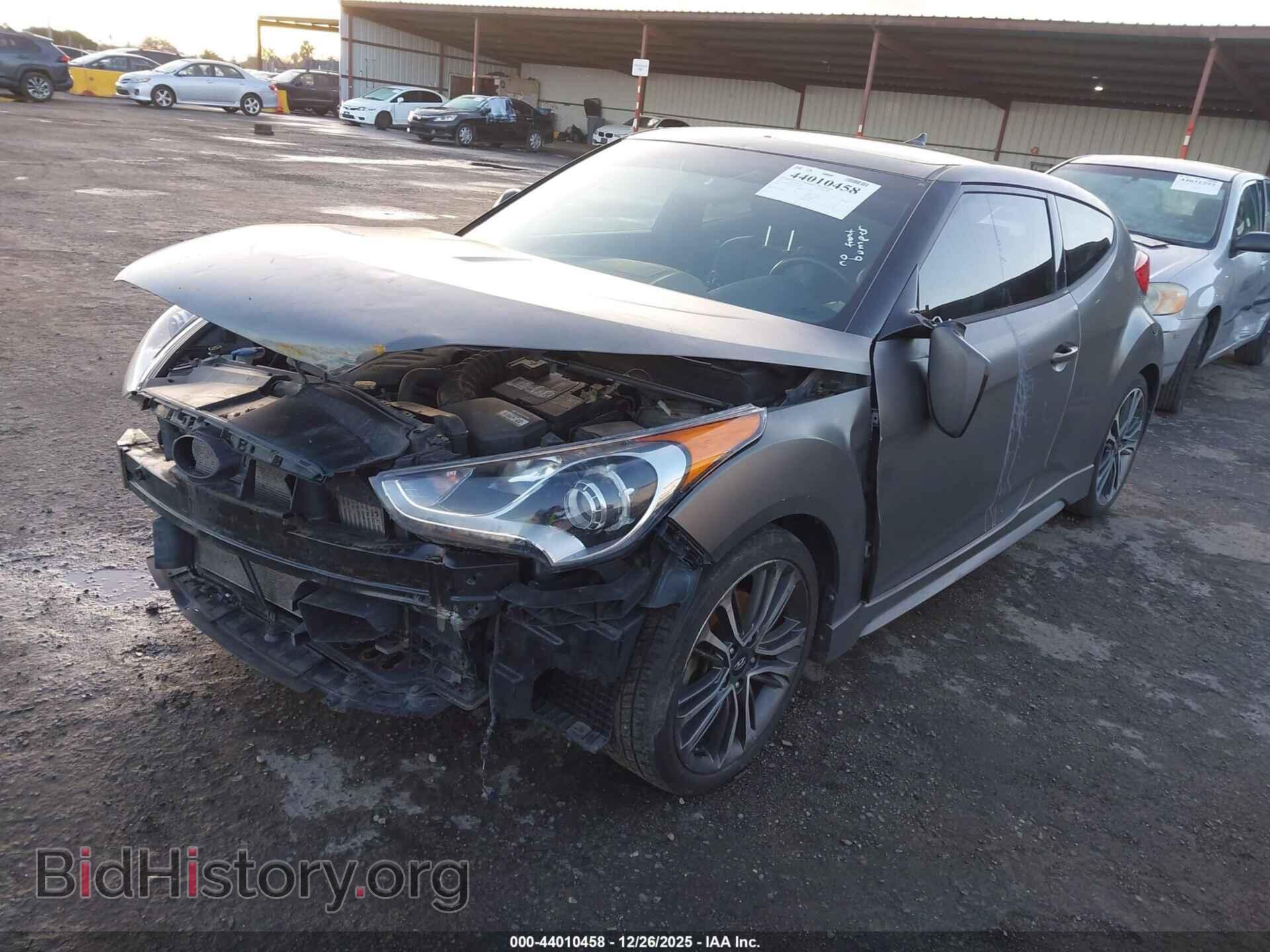 2016 HYUNDAI VELOSTER - VIN: KMHTC6AE6GU258507 - Фото 2