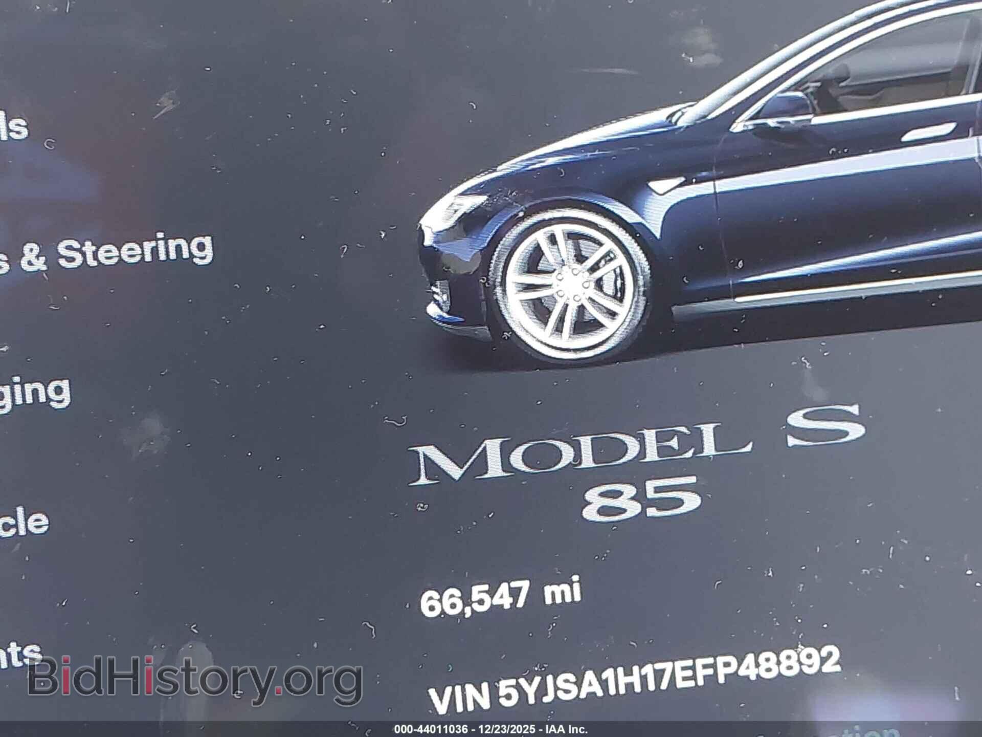 2014 TESLA MODEL S - VIN: 5YJSA1H17EFP48892 - Photo 16