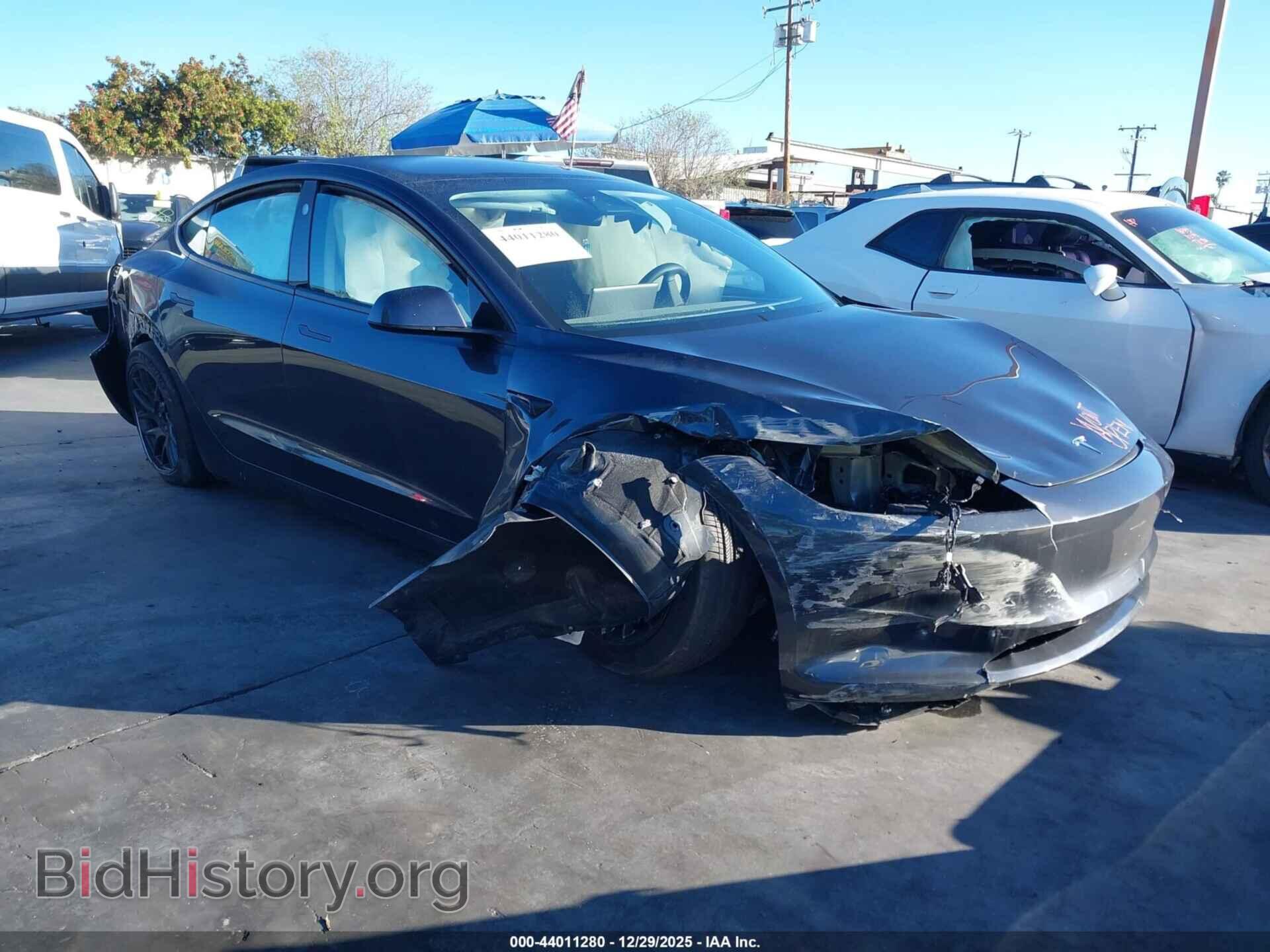 Photo 5YJ3E1EA7SF016819 - TESLA MODEL 3 2025