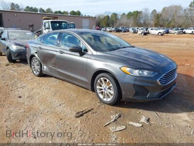 2020 Ford FUSION HYBRID SE, gray — VIN 3FA6P0LU7LR236319, IAAI