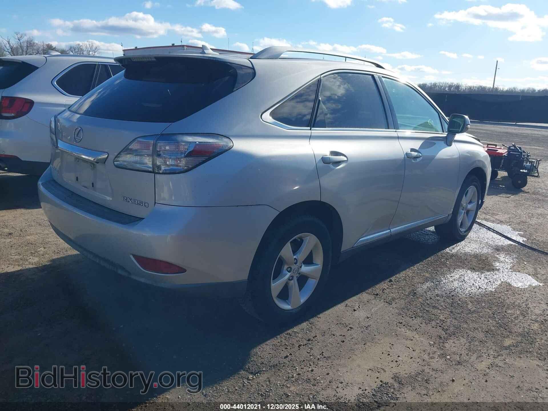 2010 LEXUS RX 350 - VIN: 2T2BK1BA7AC024104 - Фото 4