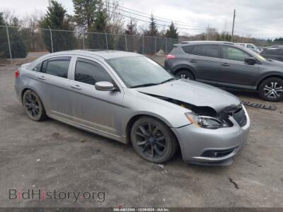 2013 Chrysler 200 Limited, silver — VIN 1C3CCBCG7DN744748, IAAI