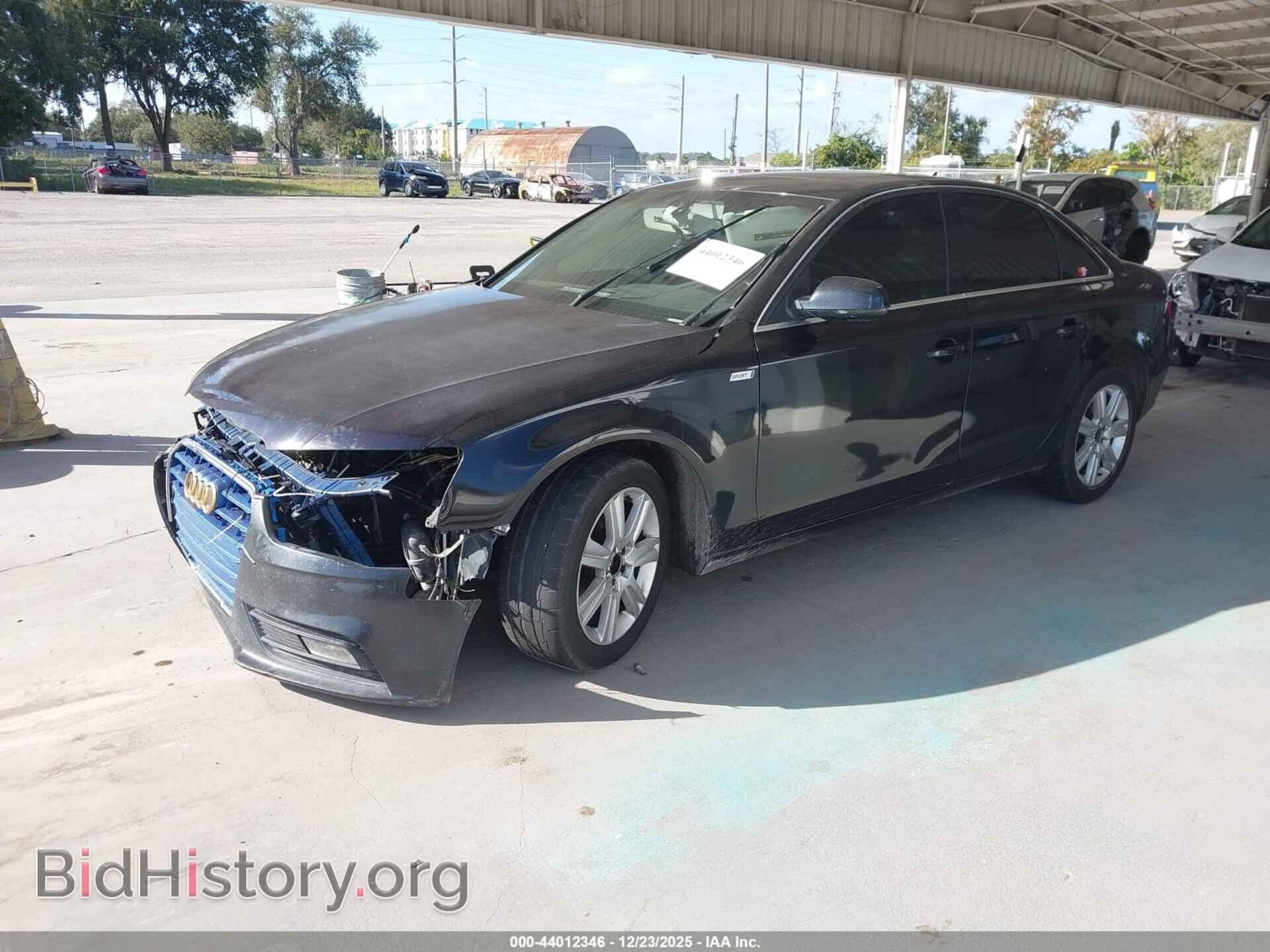 2013 AUDI A4 - VIN: WAUAFAFL0DA068337 - Photo 2