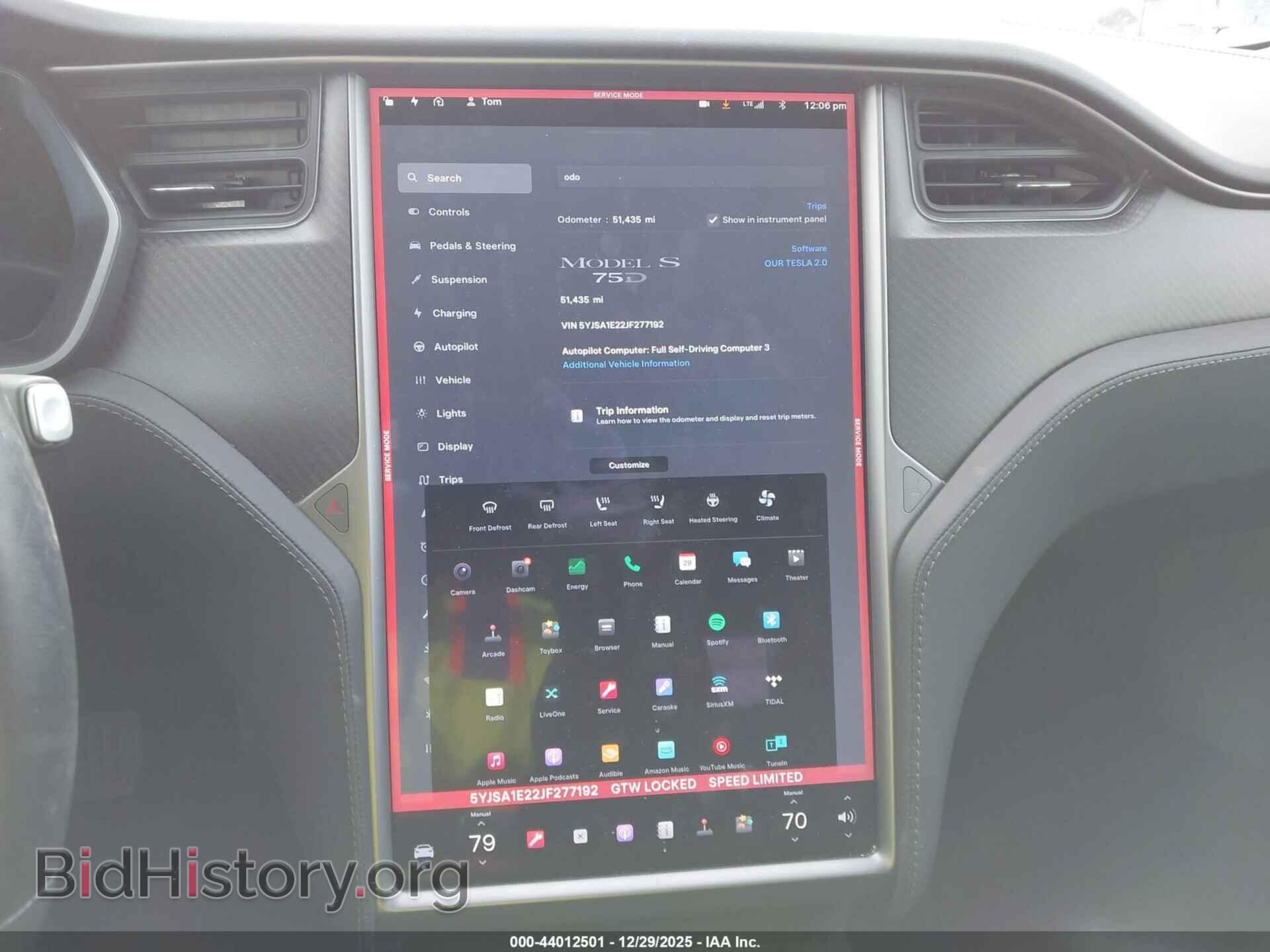 2018 TESLA MODEL S - VIN: 5YJSA1E22JF277192 - Photo 19