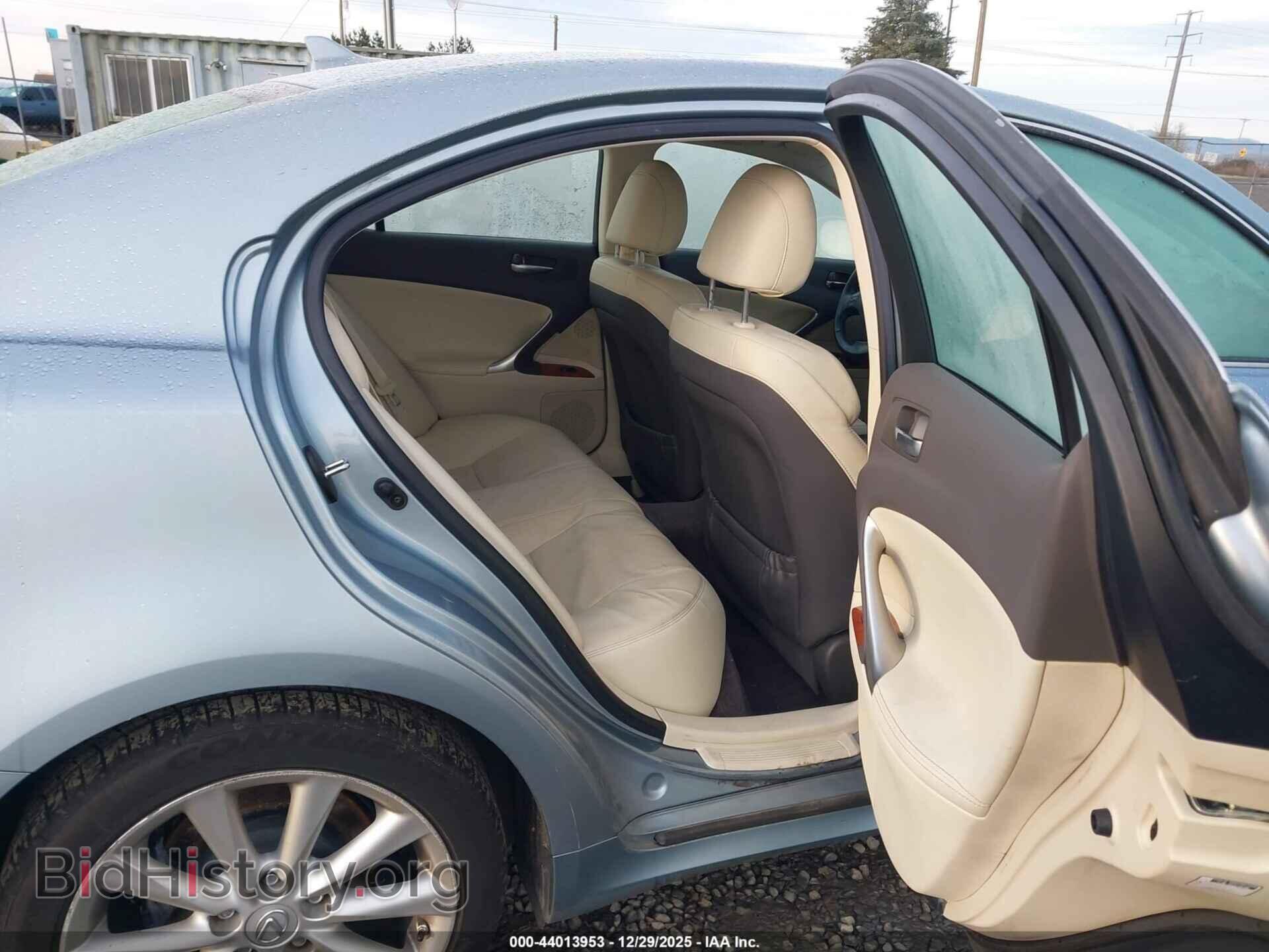2009 LEXUS IS 250 - VIN: JTHBK262092091276 - Фото 8