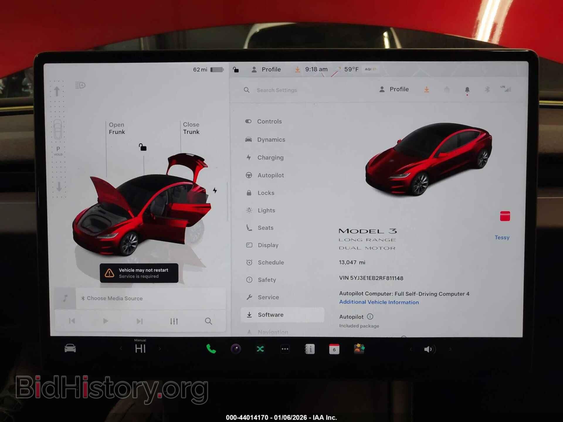 2024 TESLA MODEL 3 - VIN: 5YJ3E1EB2RF811148 - Фото 7