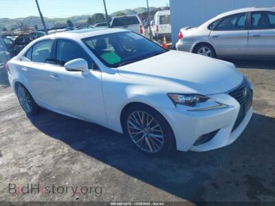 2014 Lexus IS 250, белый — VIN JTHBF1D28E5033698, IAAI