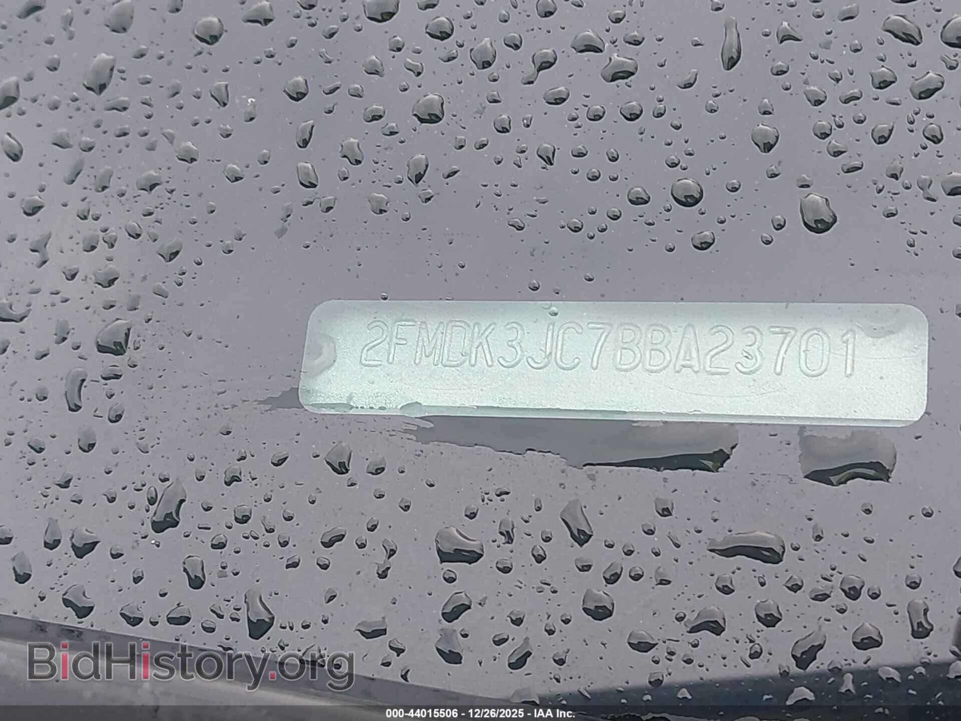 2011 FORD EDGE - VIN: 2FMDK3JC7BBA23701 - Фото 9