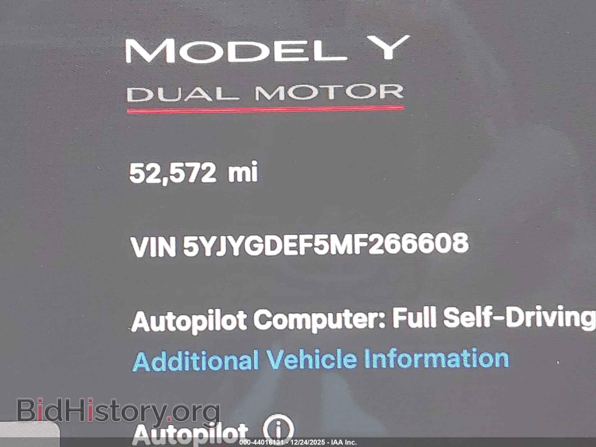 2021 TESLA MODEL Y - VIN: 5YJYGDEF5MF266608 - Фото 16