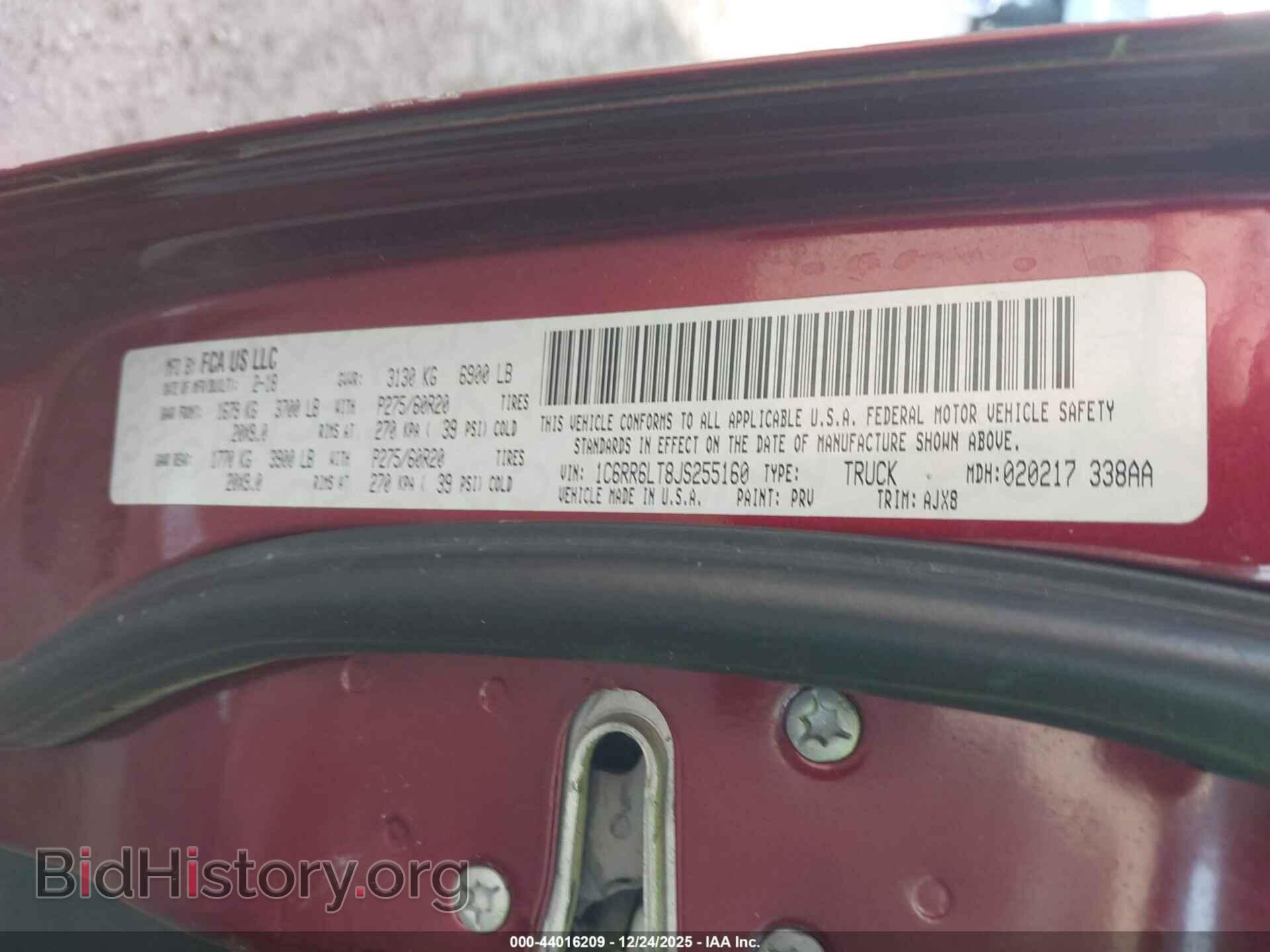 2018 RAM 1500 - VIN: 1C6RR6LT8JS255160 - Фото 9