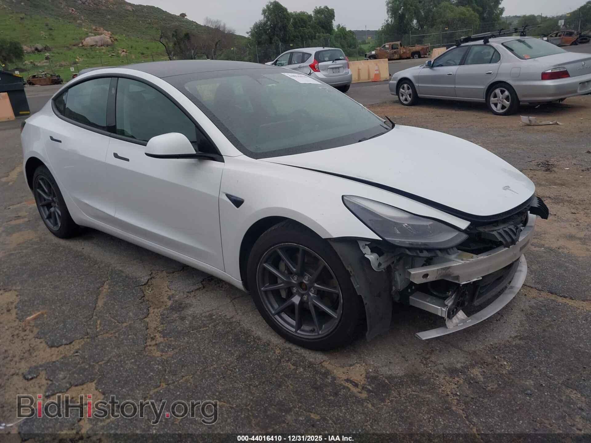 Photo 5YJ3E1EB4MF872672 - TESLA MODEL 3 2021