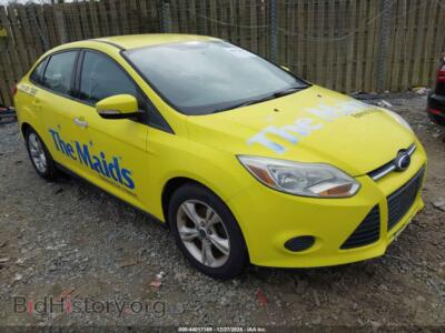 2014 Ford FOCUS SE, yellow — VIN 1FADP3F28EL244482, IAAI