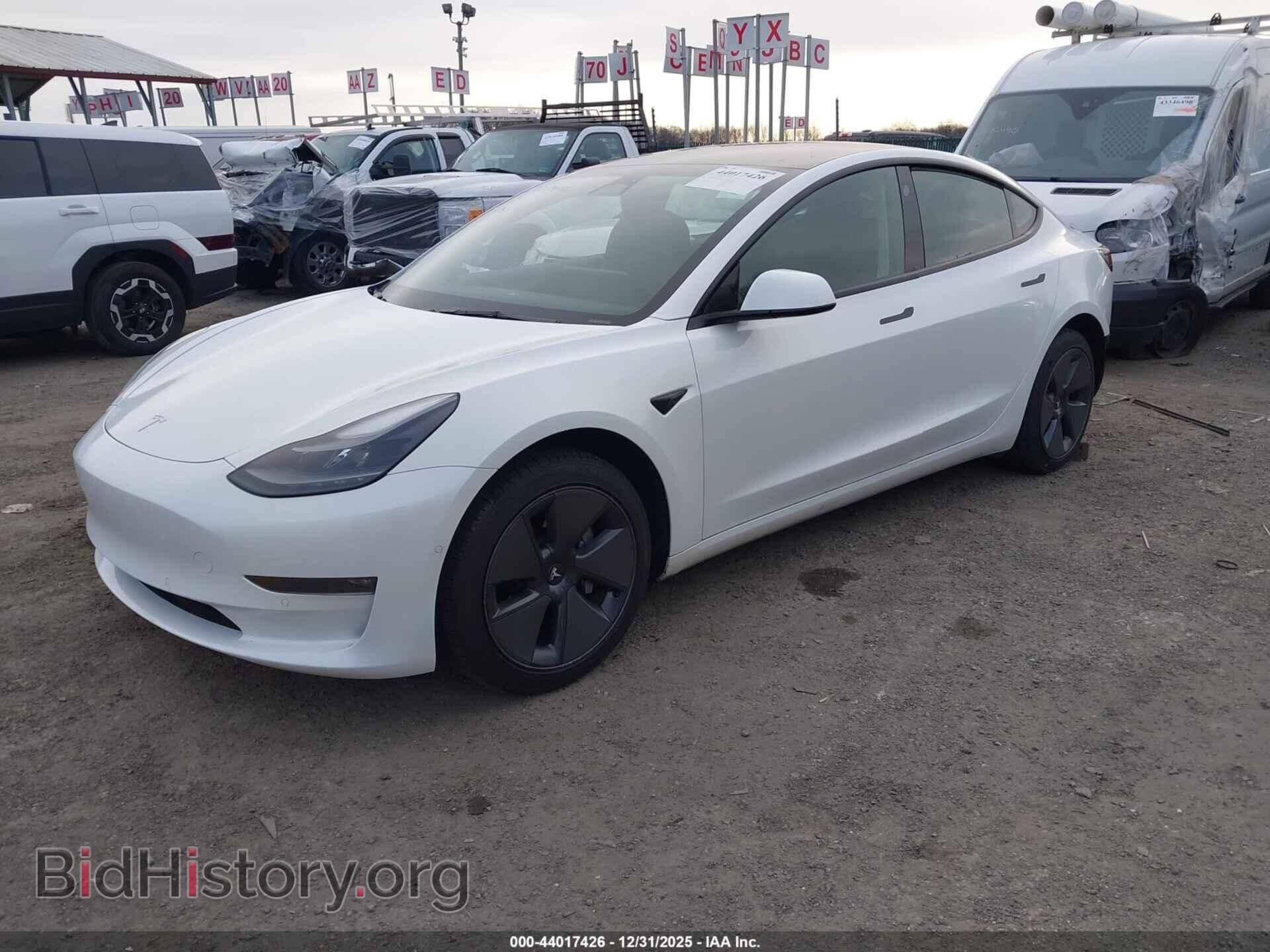 2022 TESLA MODEL 3 - VIN: 5YJ3E1EB1NF329295 - Фото 2