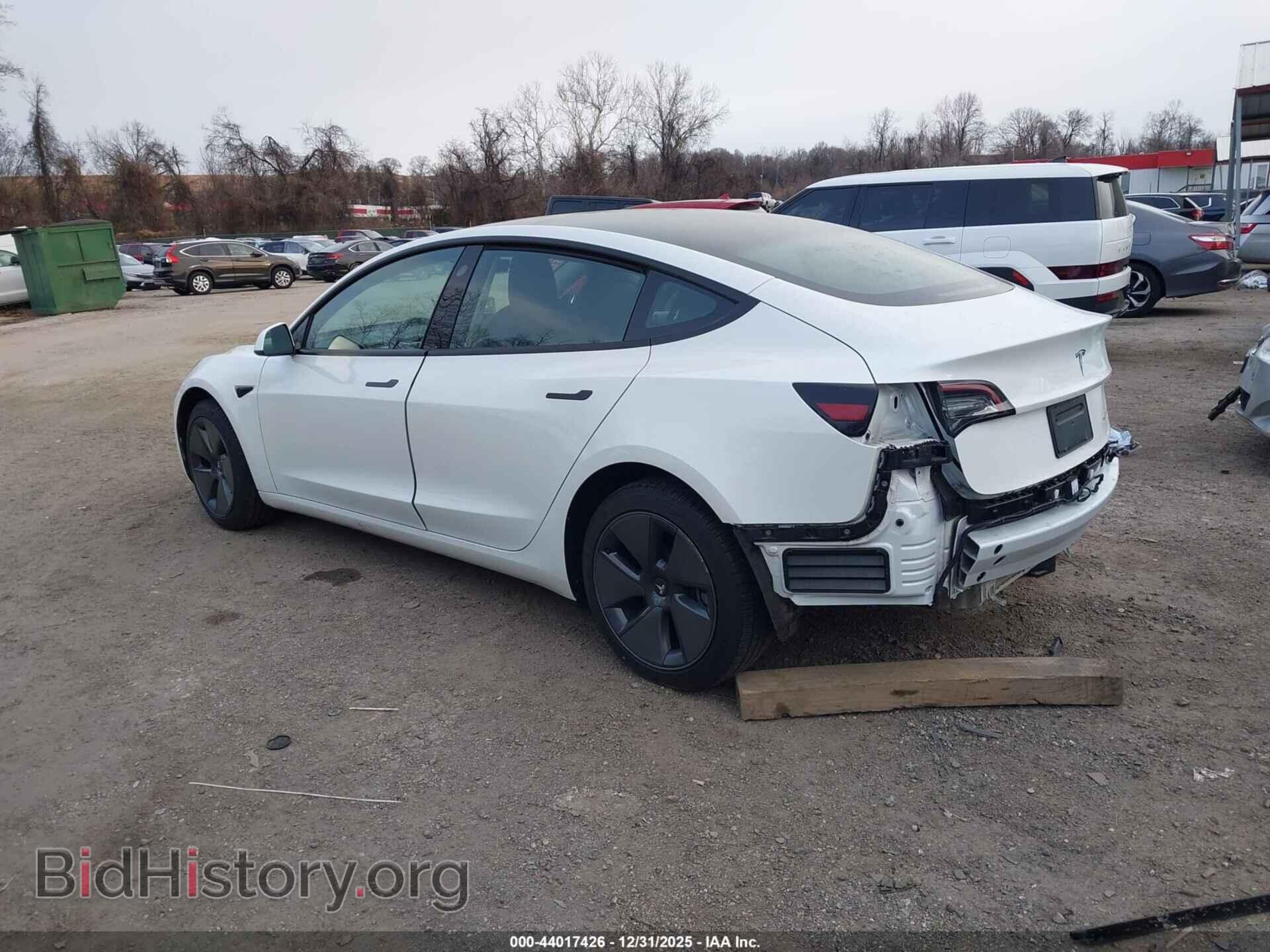 2022 TESLA MODEL 3 - VIN: 5YJ3E1EB1NF329295 - Фото 3